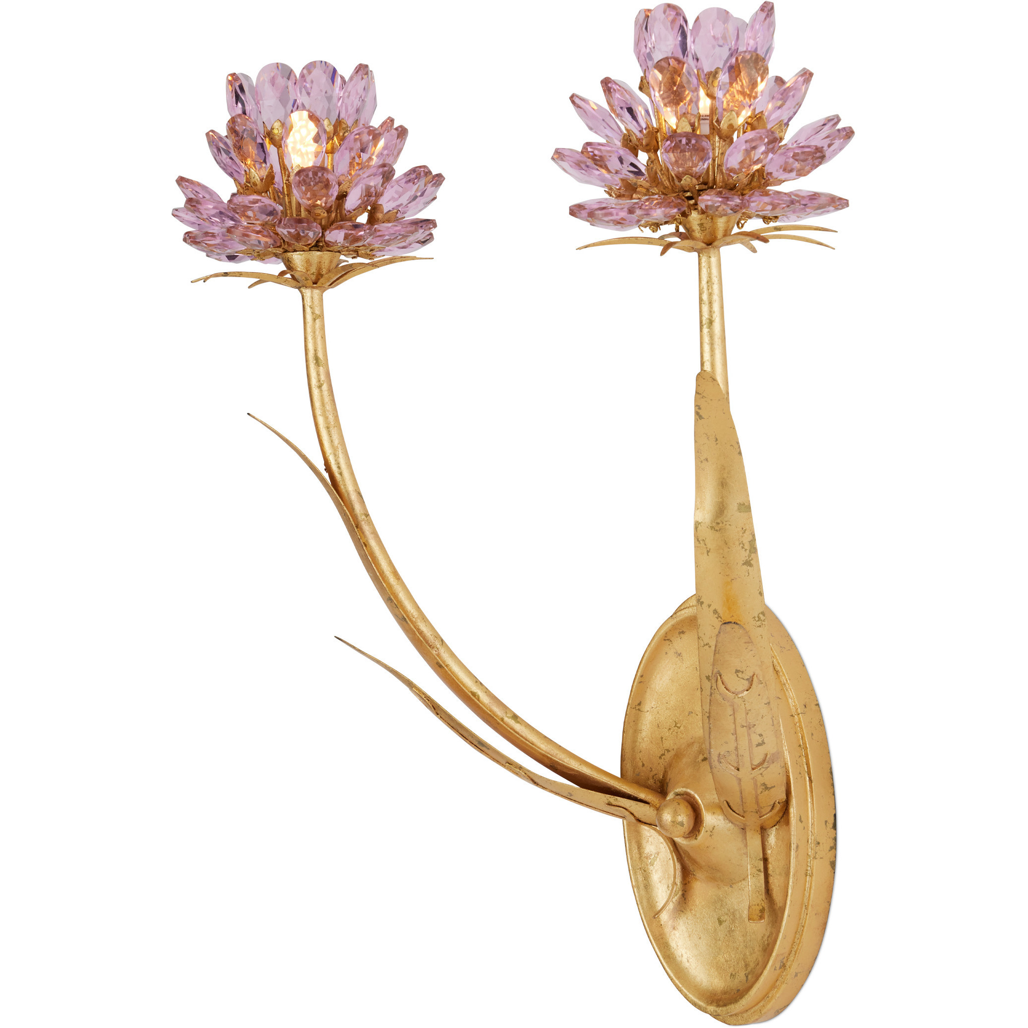 Marilee 2 Light 16 inch Verde Bronze and Contemporary Gold Double-Light Wall Sconce Wall Light