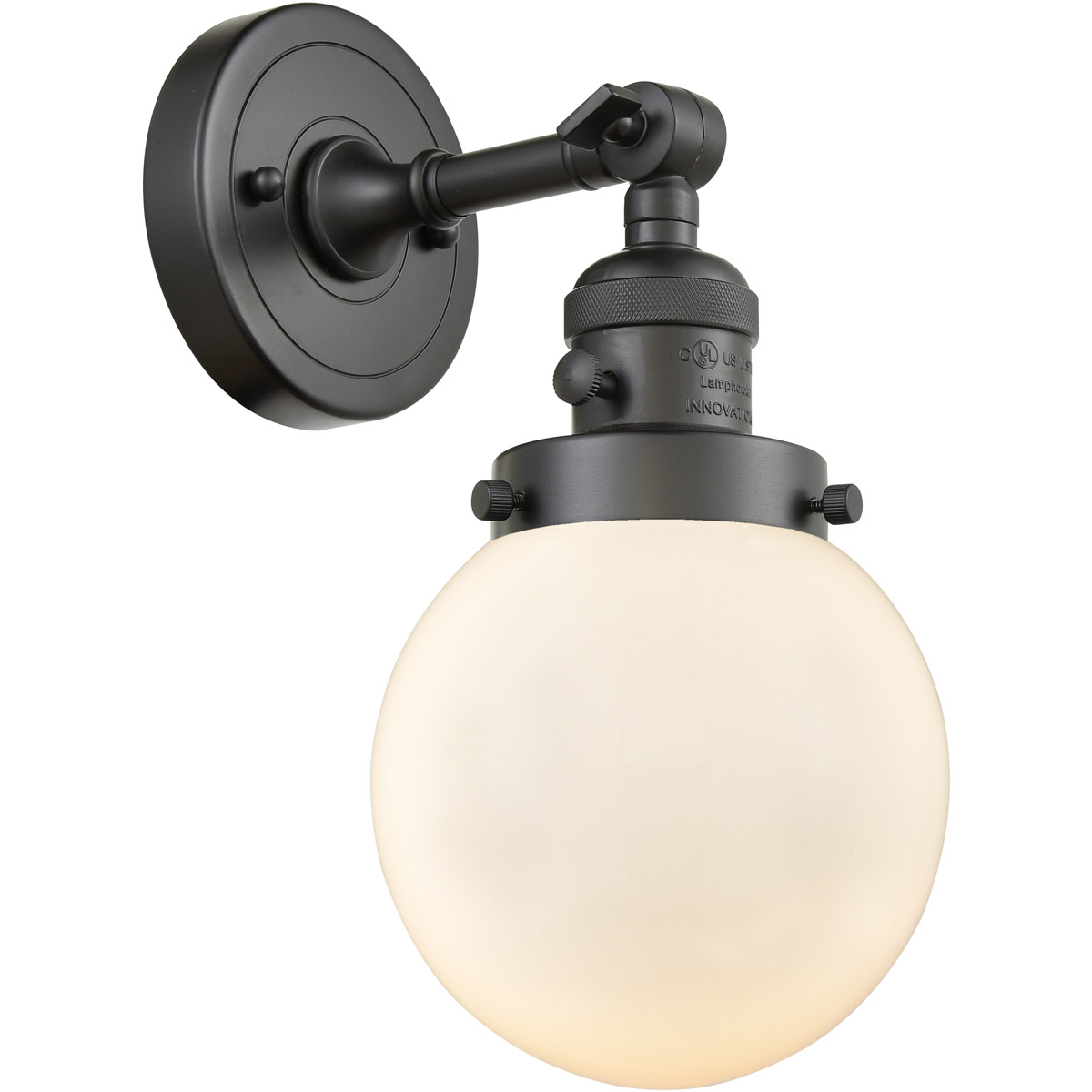 Franklin Restoration Beacon LED 6 inch Oil Rubbed Bronze Sconce Wall Light, Franklin Restoration