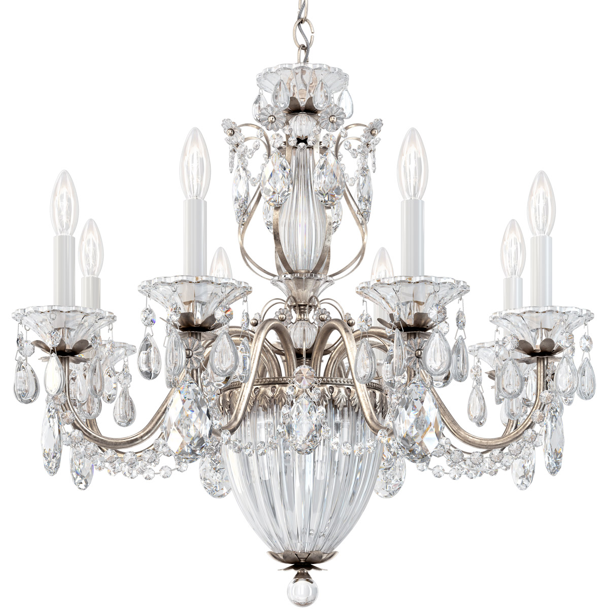 Bagatelle 11 Light 26.5 inch Etruscan Gold Pendant Ceiling Light in Spectra