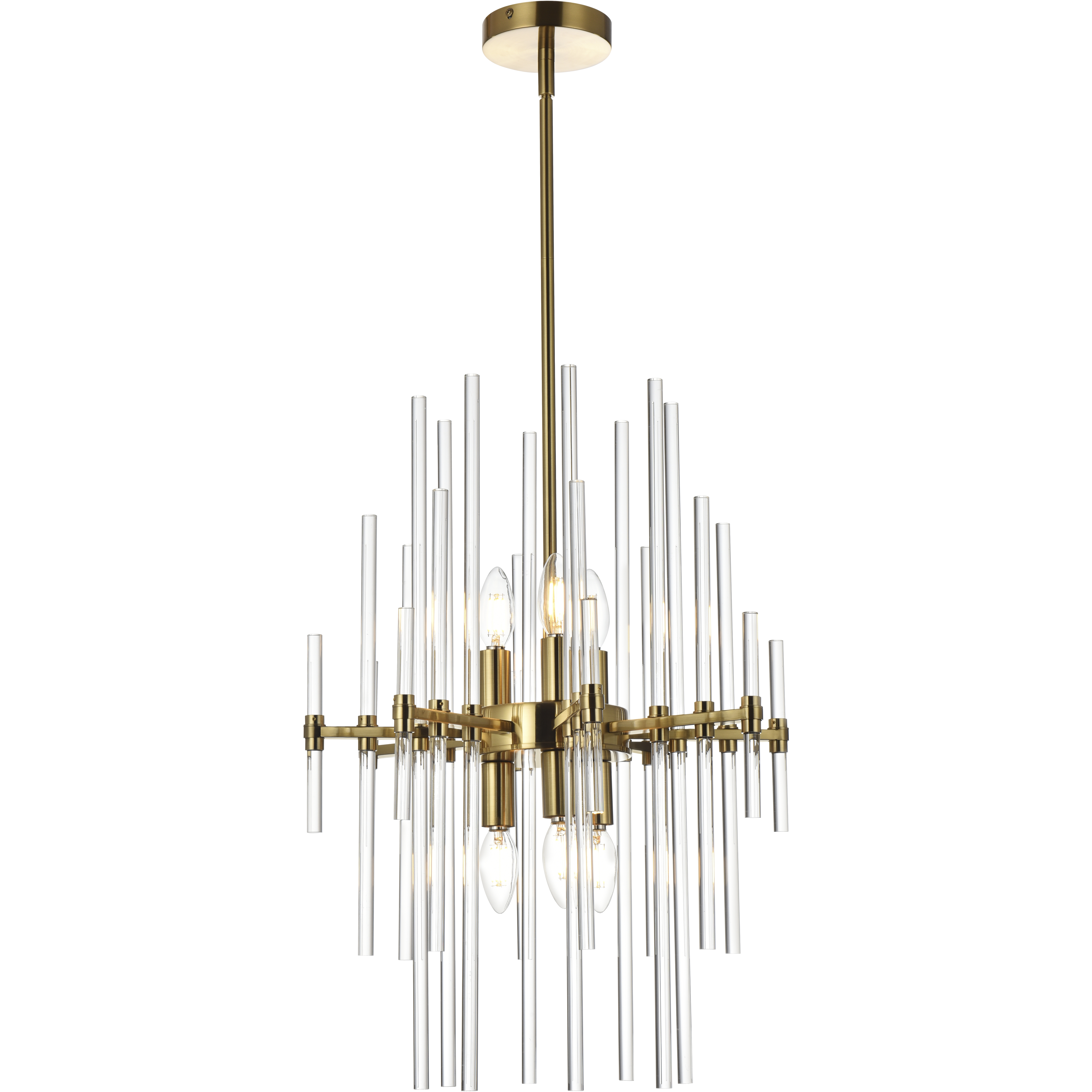 Sienna 6 Light 17 inch Gold Pendant Ceiling Light