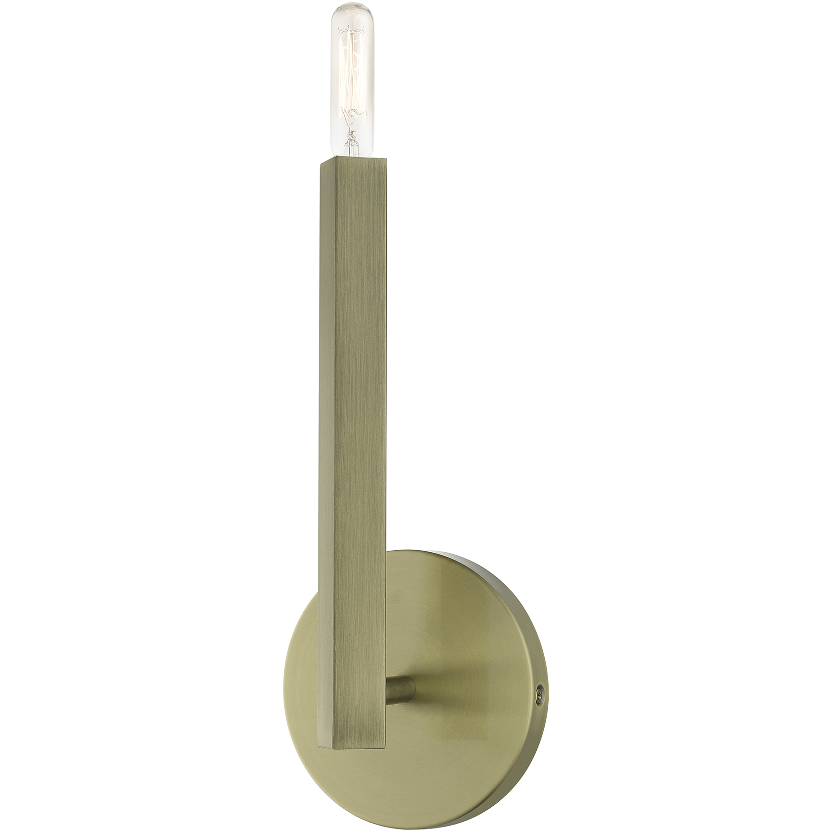 Monaco 1 Light 5.13 inch Antique Brass ADA Wall Sconce Wall Light
