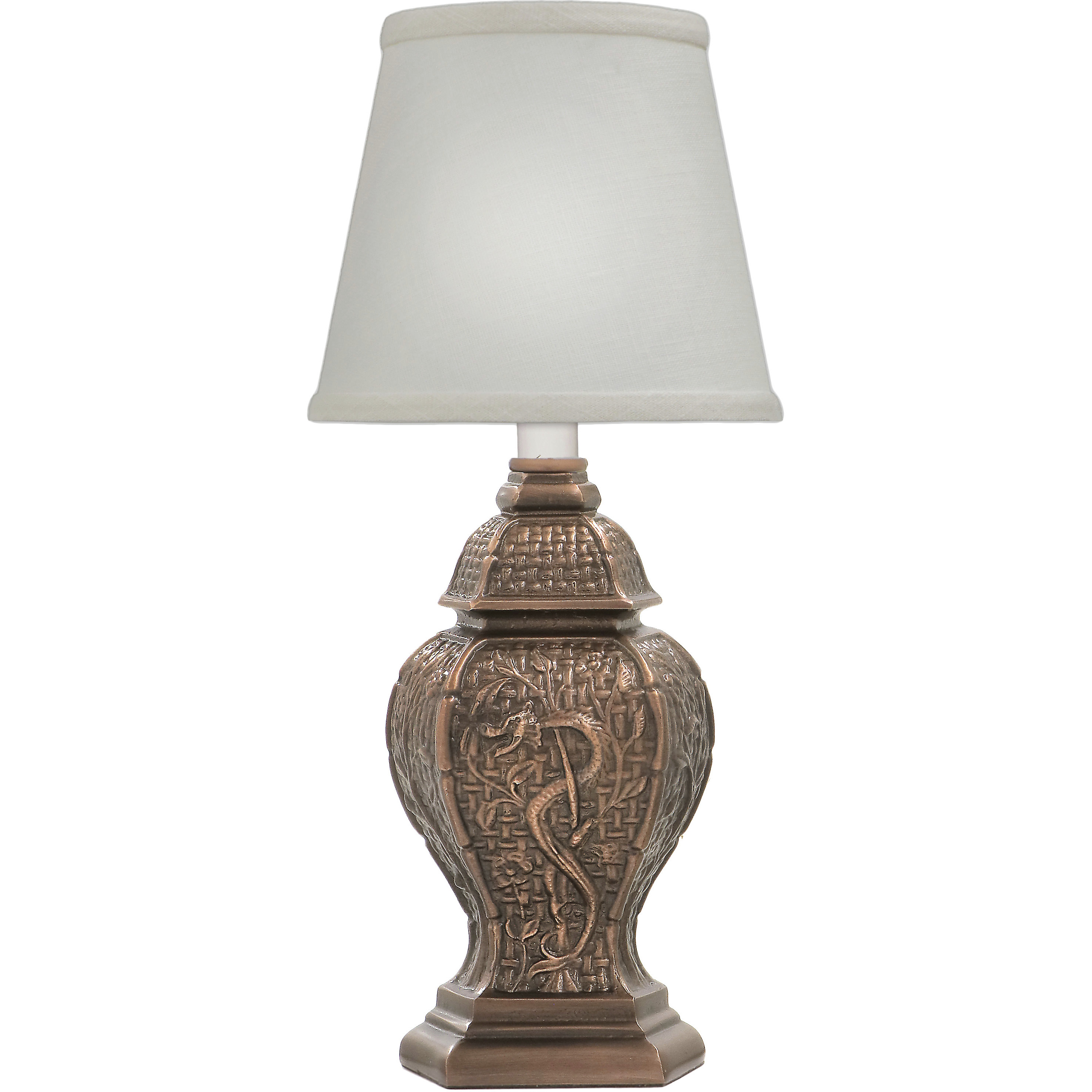 Stiffel ML-AC9582-AOB Ellie 13 inch Antique Old Bronze Mini Lamp ...