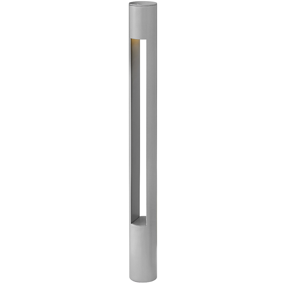 Atlantis 12v 4.00 watt Titanium Landscape Path Bollard, Round