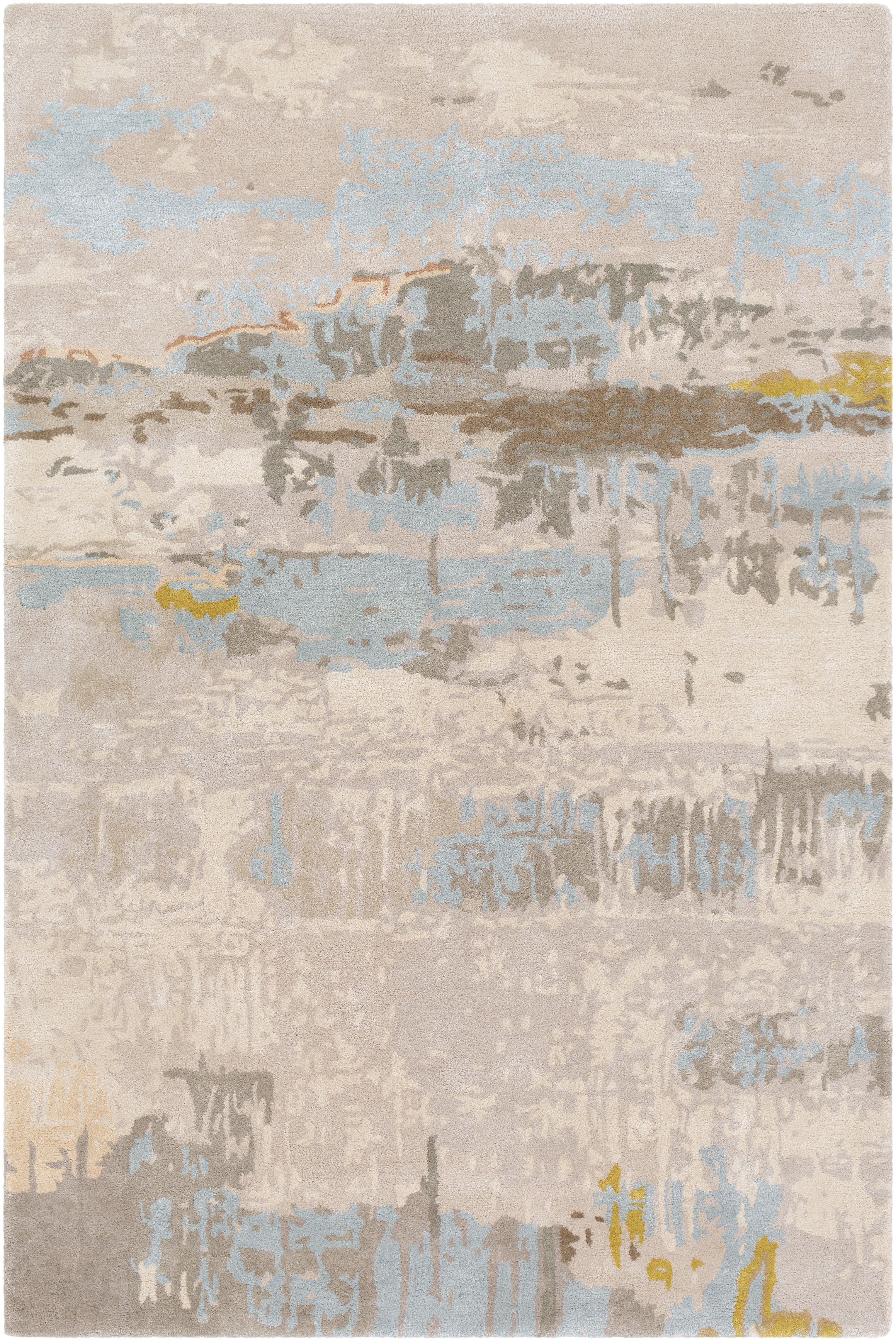 Kavita 36 X 24 inch Gray Rug in 2 x 3, Rectangle
