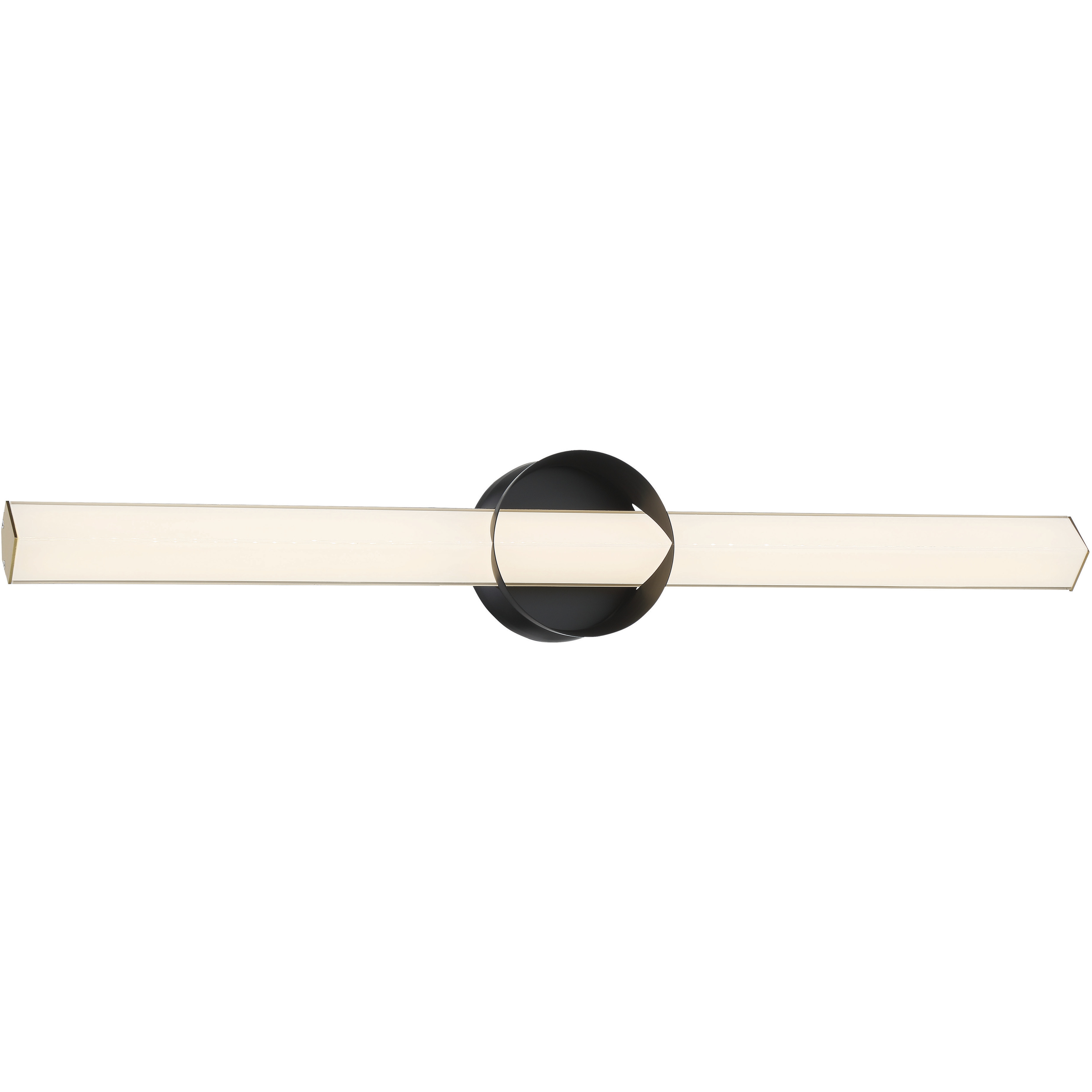 Inner Circle LED 30 inch Coal And Honey Gold Wall Sconce Wall Light