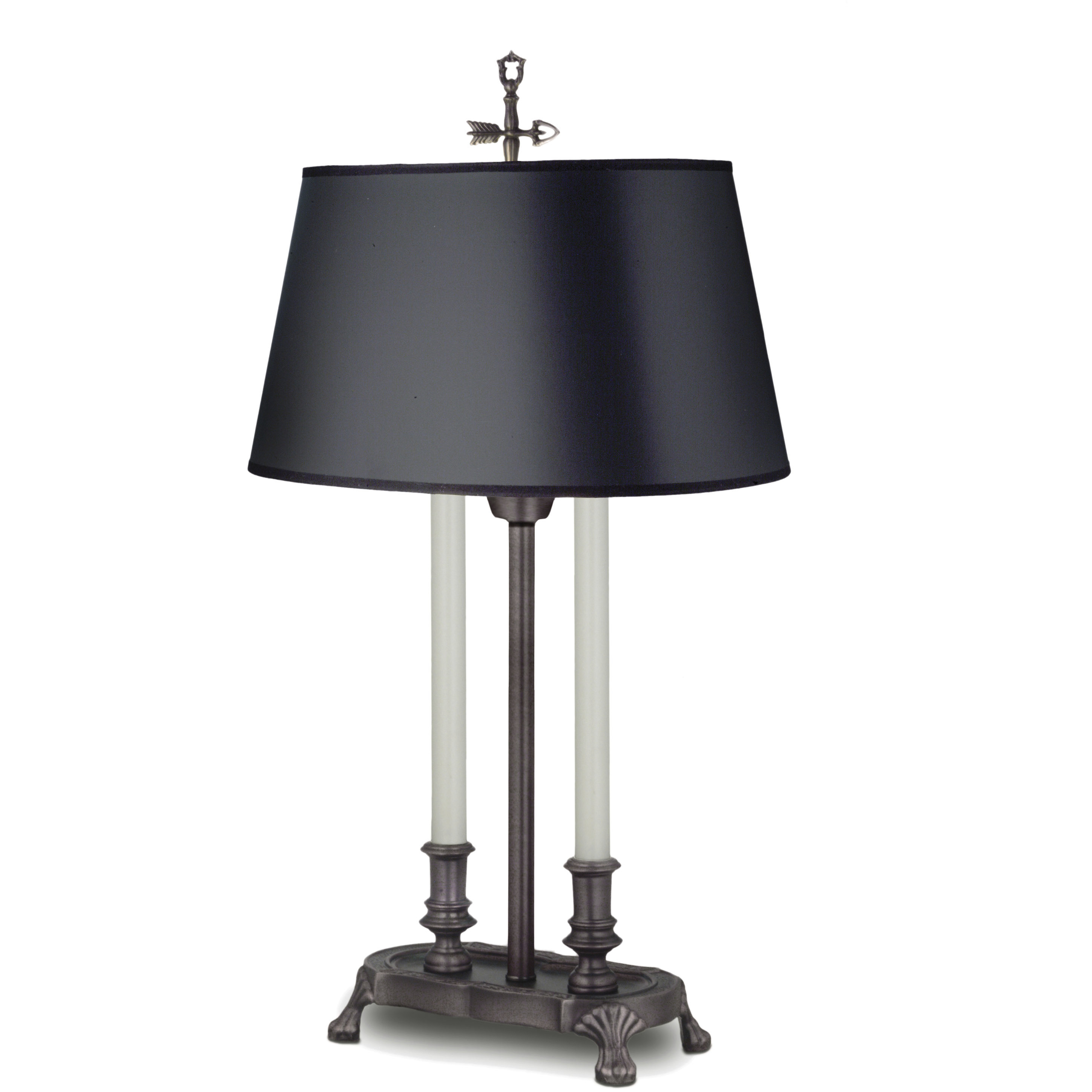 Ellie 28 inch 150 watt Antique Old Bronze Desk Lamp Portable Light