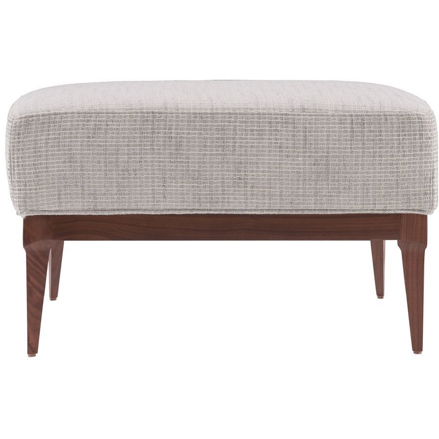 Laurette 18 inch Moonlight Grid Ottoman