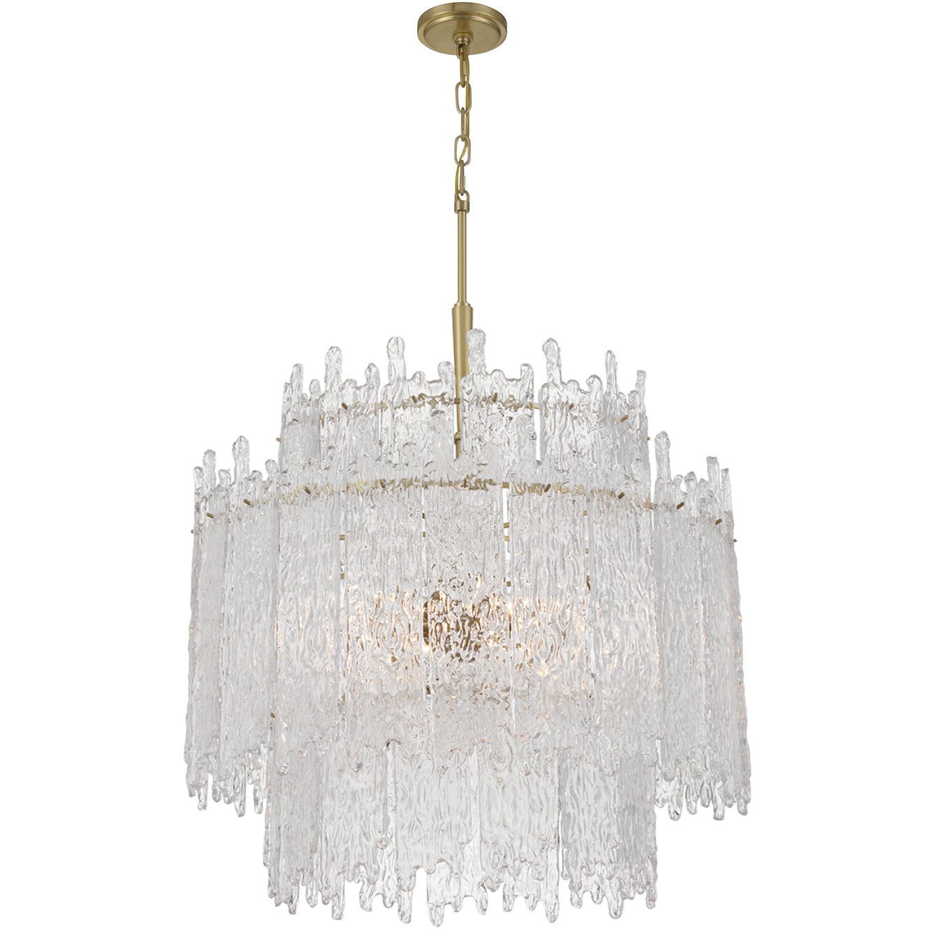 Ackerly 8 Light 23.5 inch Aged Brass Chandelier Ceiling Light