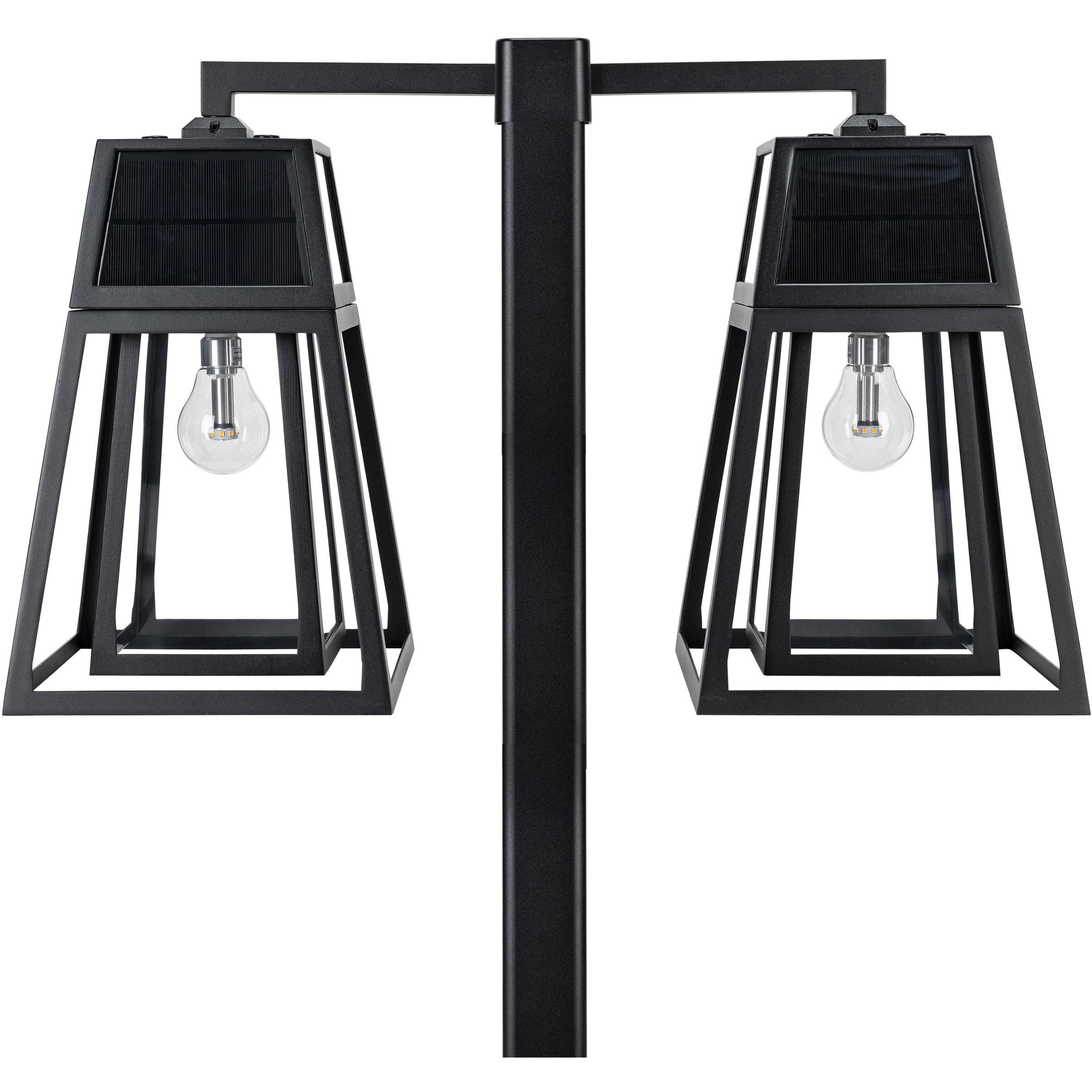 Aria 2 Light 98.38 inch Black Post Light, Solar