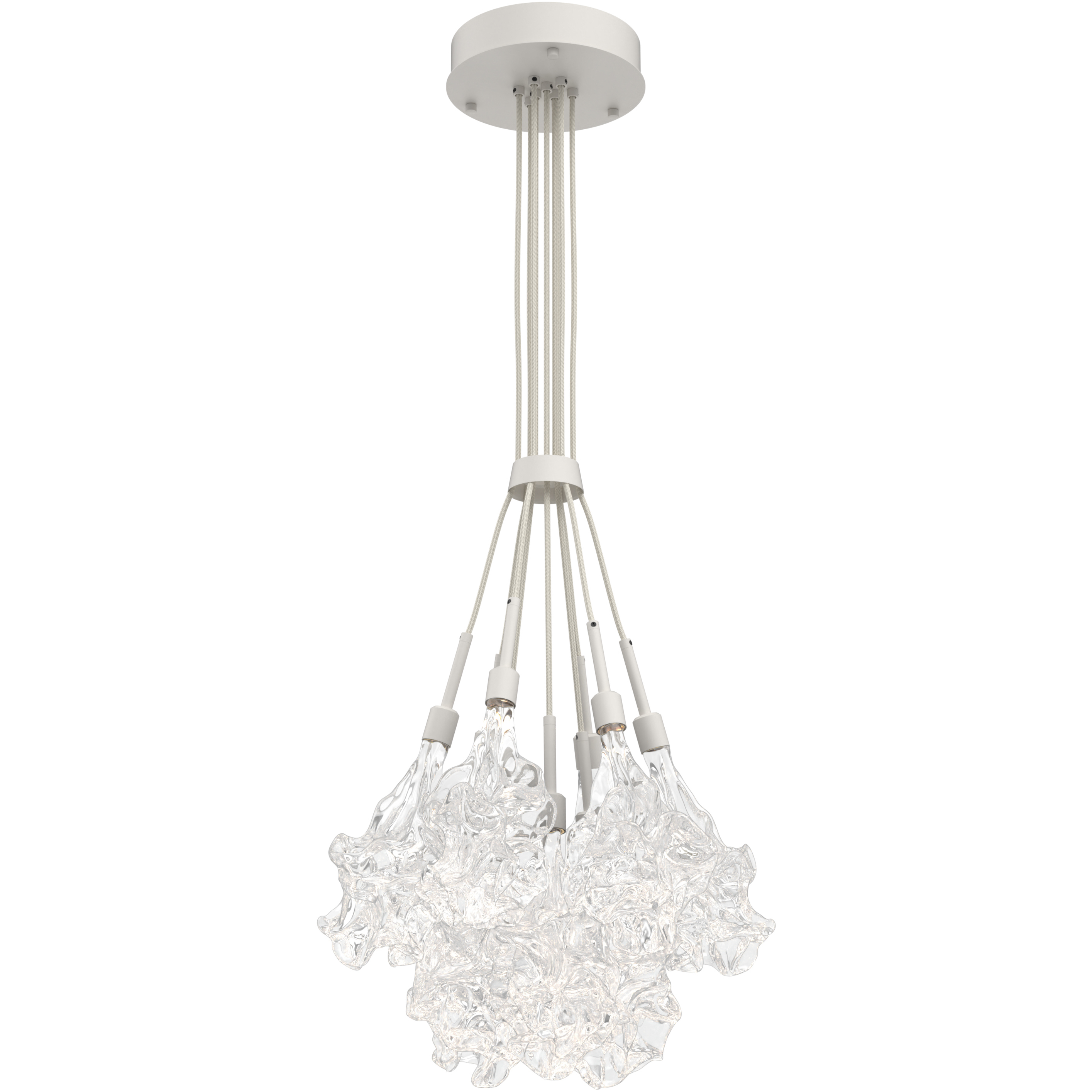 Blossom LED 11.1 inch Salt White Cluster Pendant Ceiling Light in 3000K LED