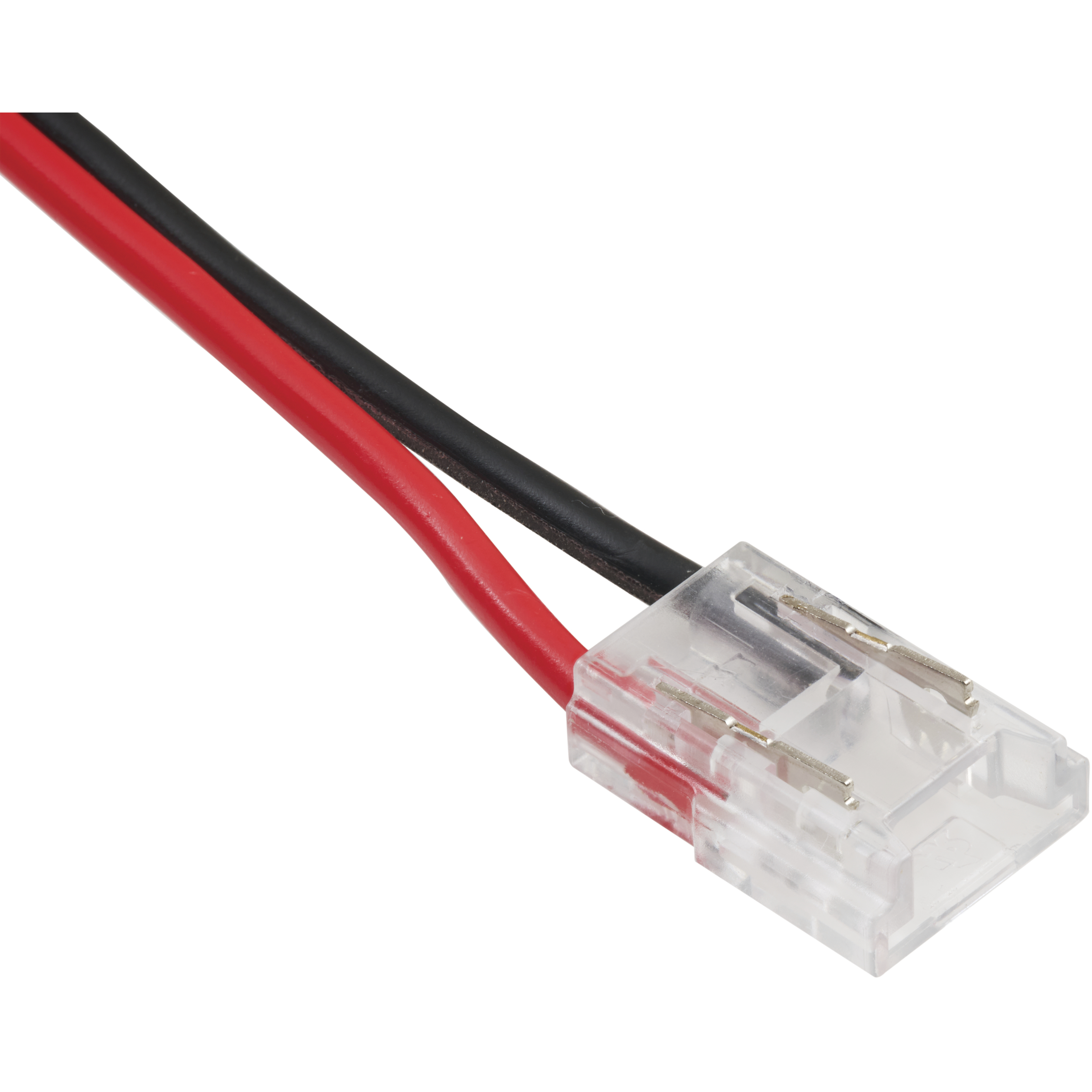COB Dry Clear 0.45 inch Crimp Connectors, Tape to Supply Lead
