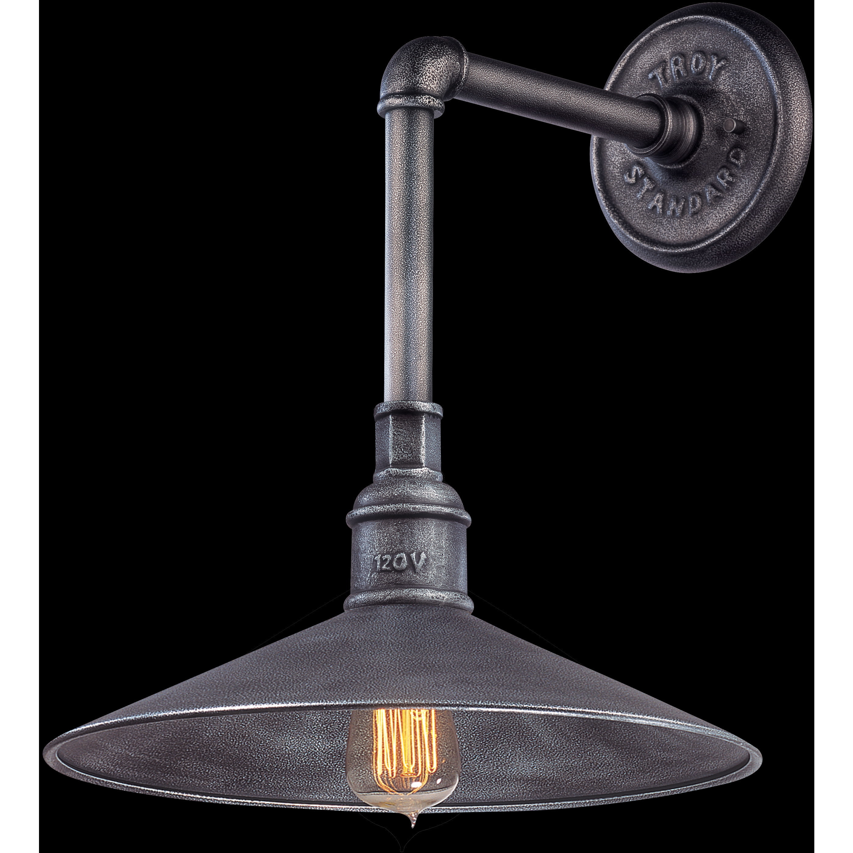 Toledo 1 Light 14 inch Old Silver Wall Sconce Wall Light