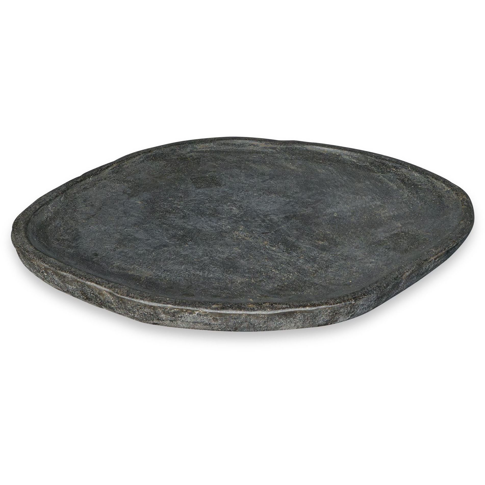 Stoneveil Charcoal Indoor Outdoor Tray