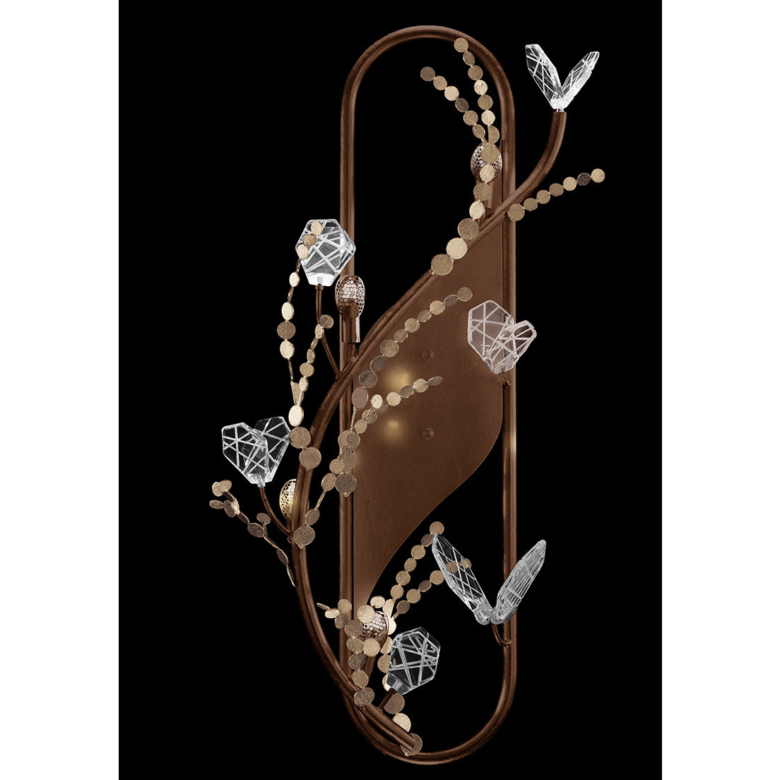 Volare 4 Light 13.5 inch Brushed Bronze Sconce Wall Light