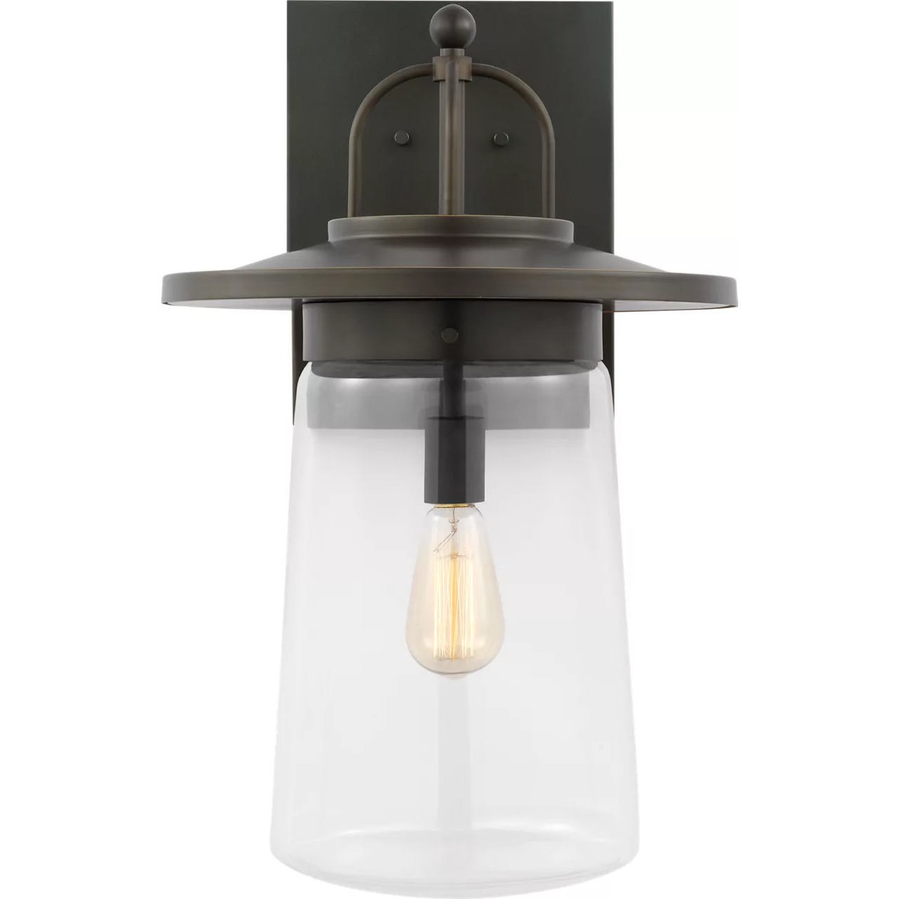 Tybee 1 Light 22.25 inch Antique Bronze Outdoor Wall Lantern, Large