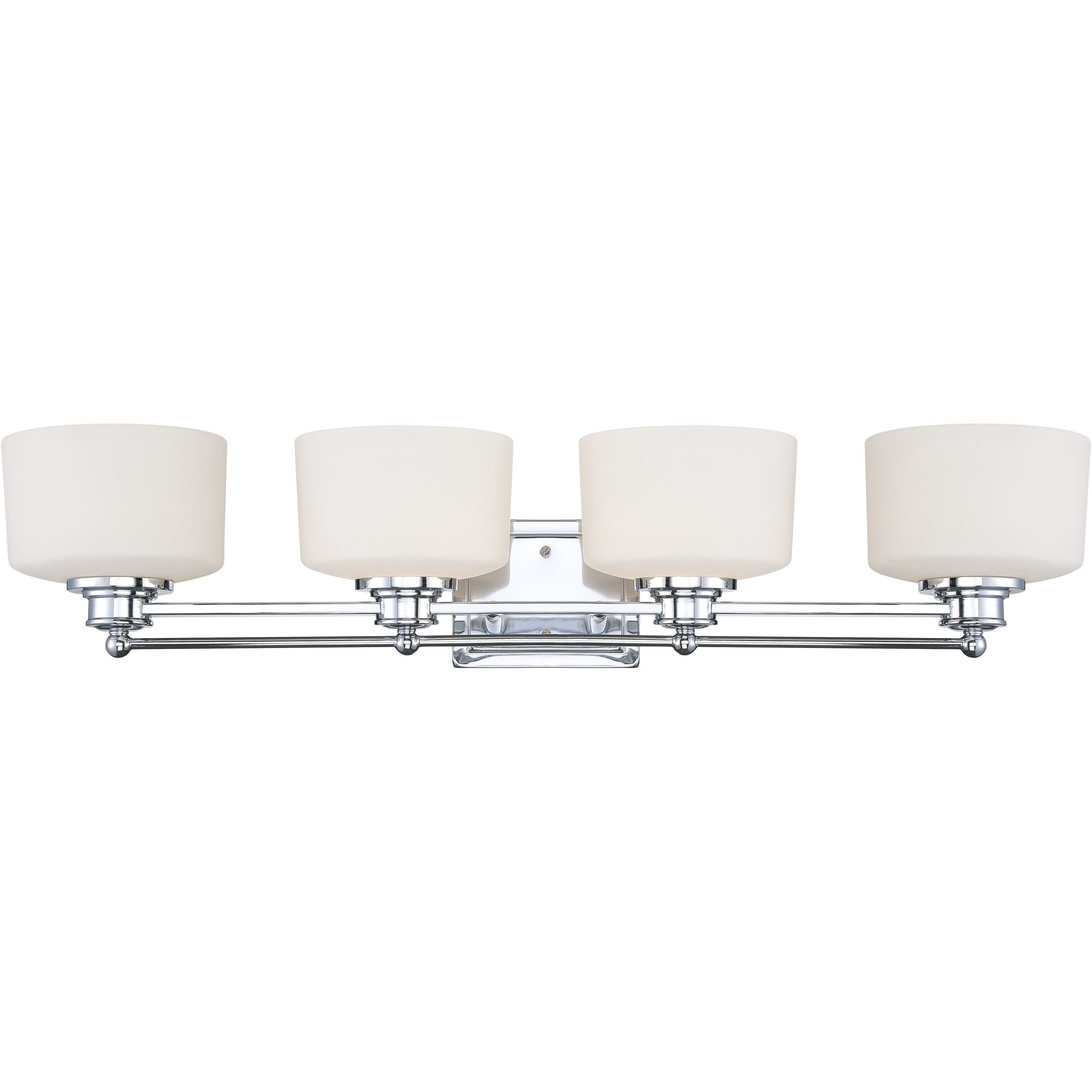 Nuvo 60 4584 Soho 4 Light 34 inch Polished Chrome Vanity Light Wall Light