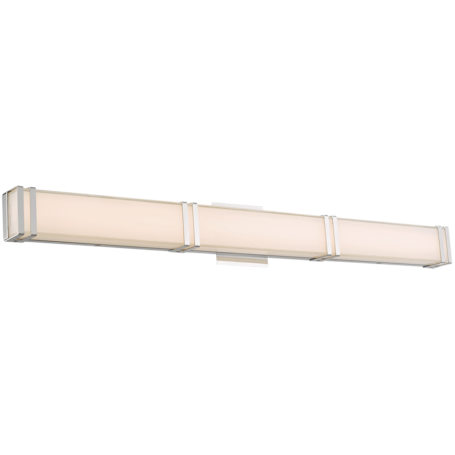 Cosmo LED 36 inch Chrome Bath Vanity Light Wall Light