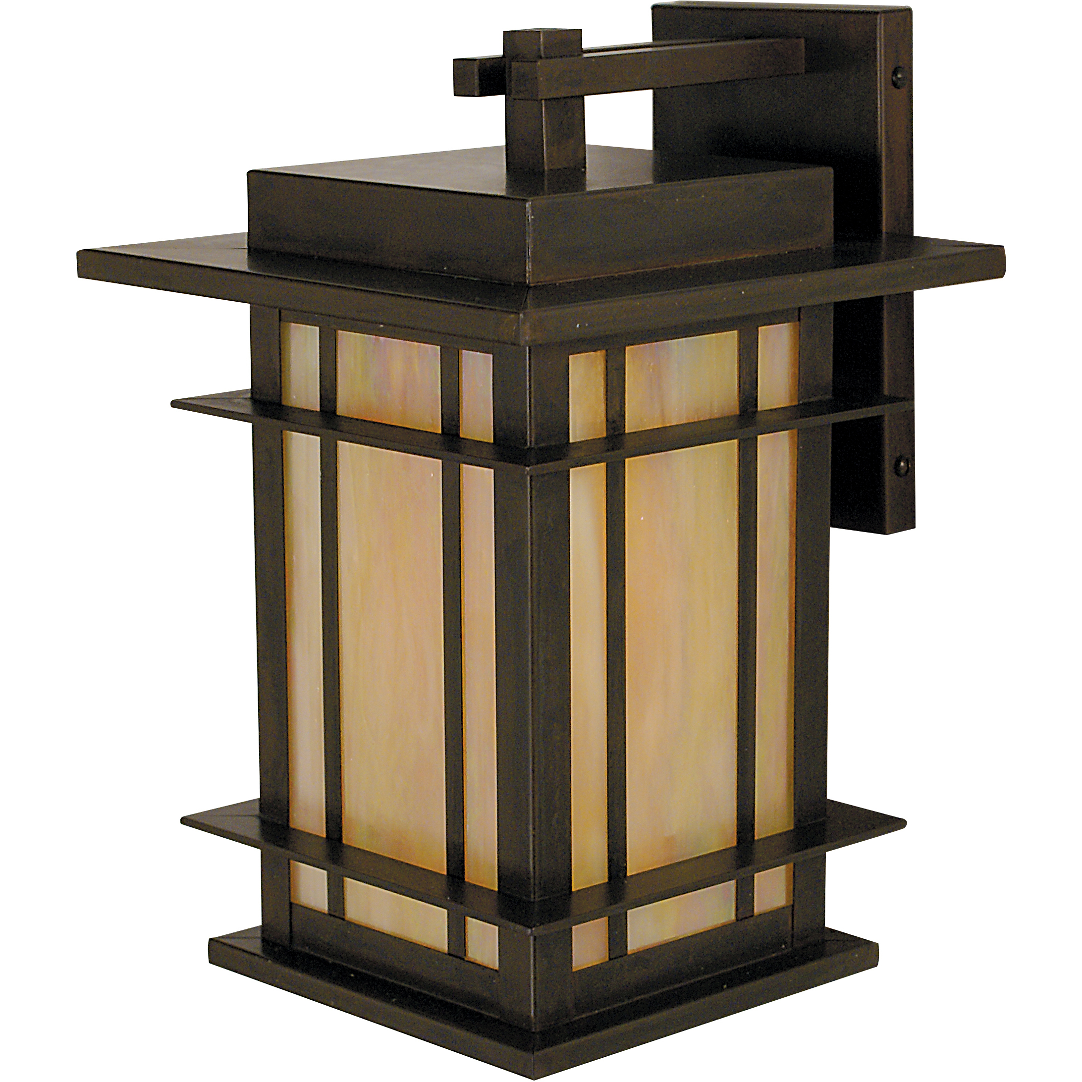 Oak Park 1 Light 11 inch Pewter Outdoor Wall Mount in White Opalescent