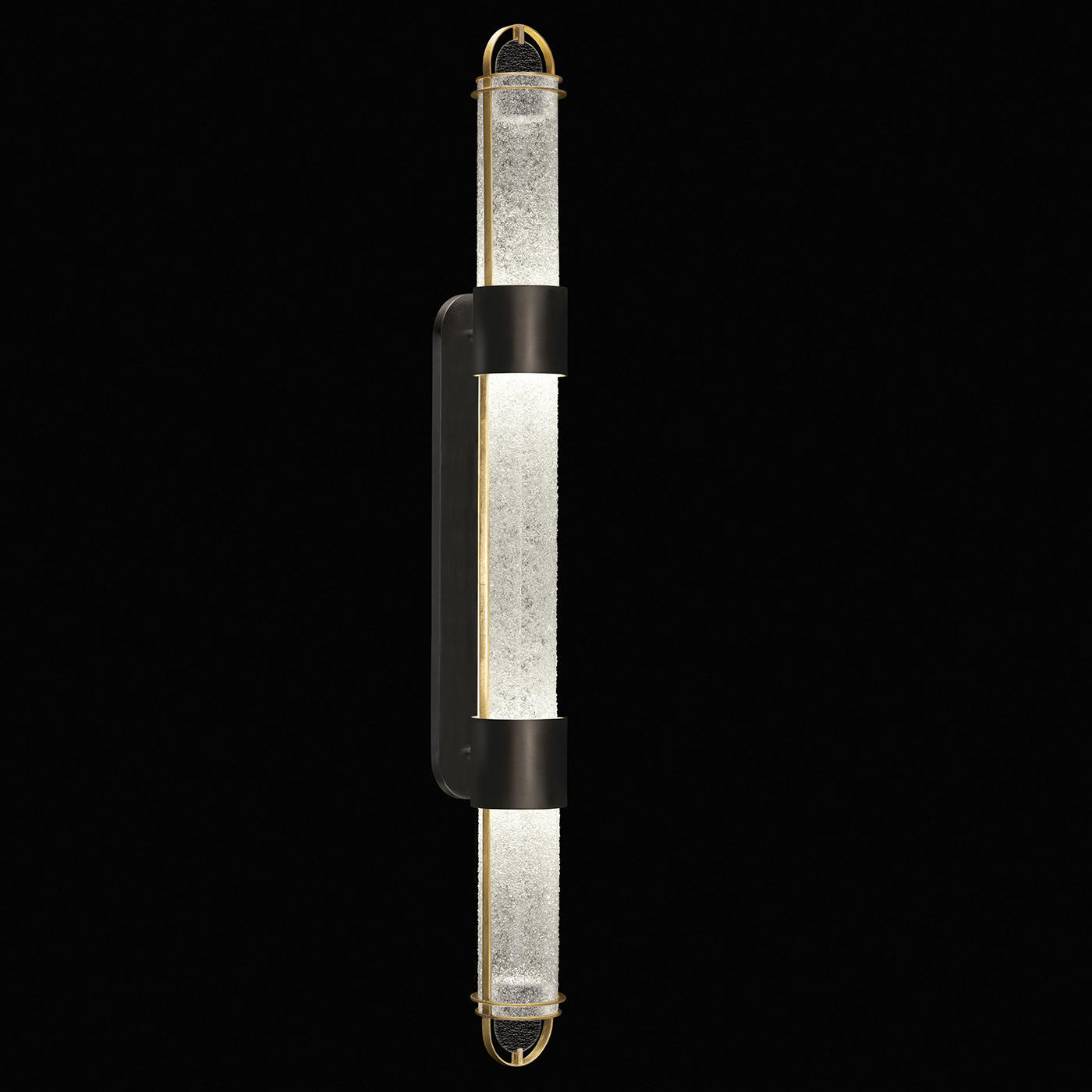 Bond LED 5.5 inch Black and Gold Sconce Wall Light