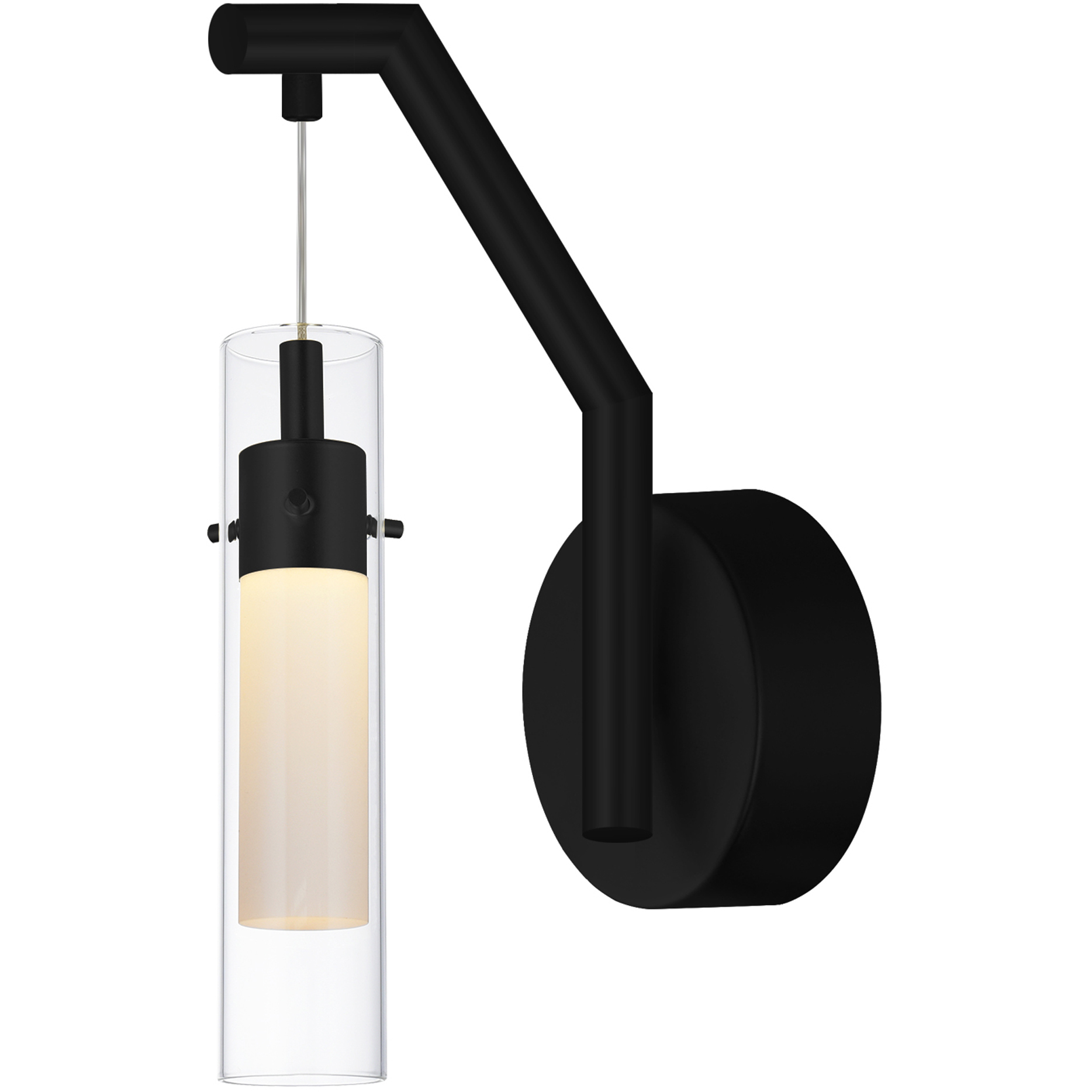 Olinda LED 5 inch Black Wall Light