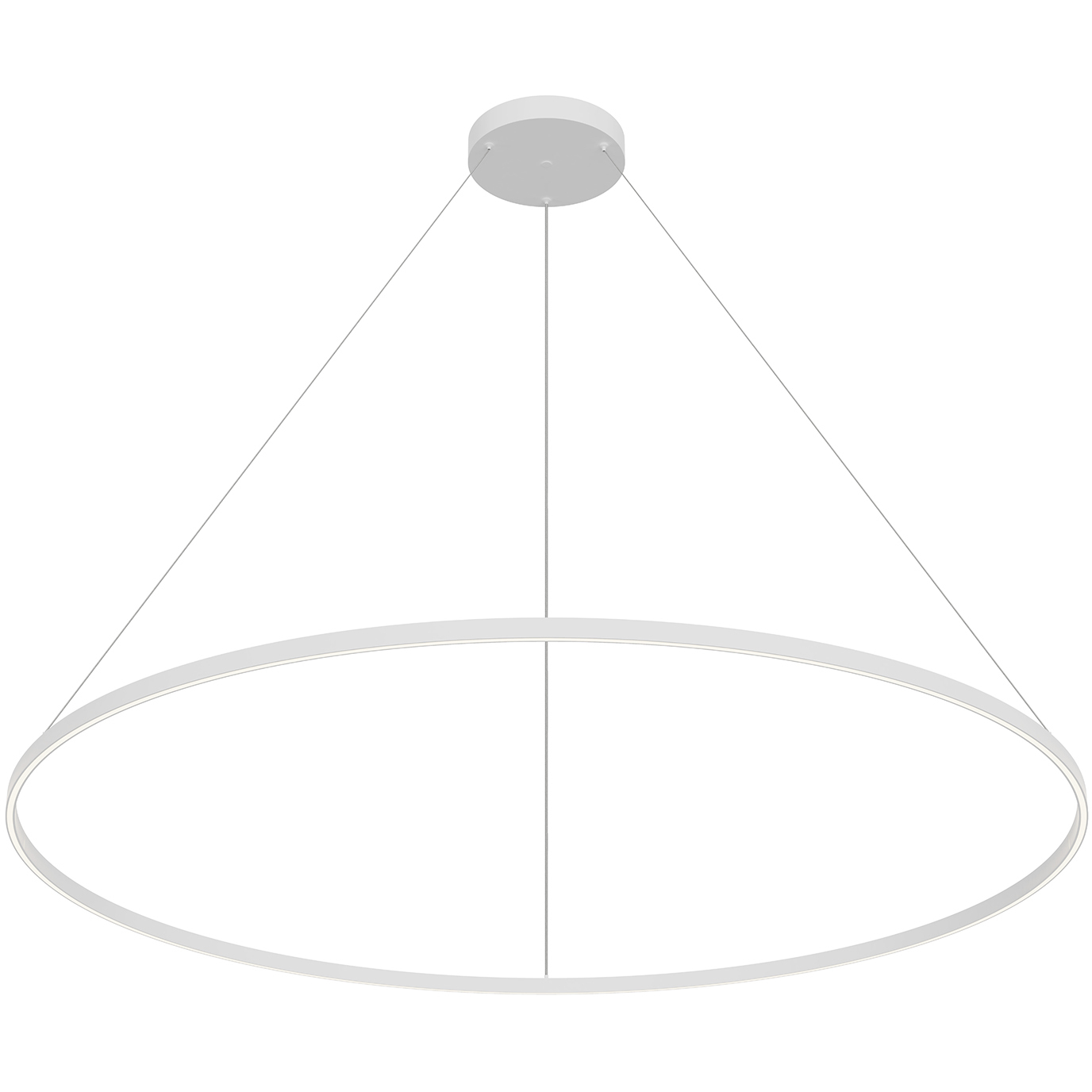 Cerchio LED 70.88 inch White Pendant Ceiling Light