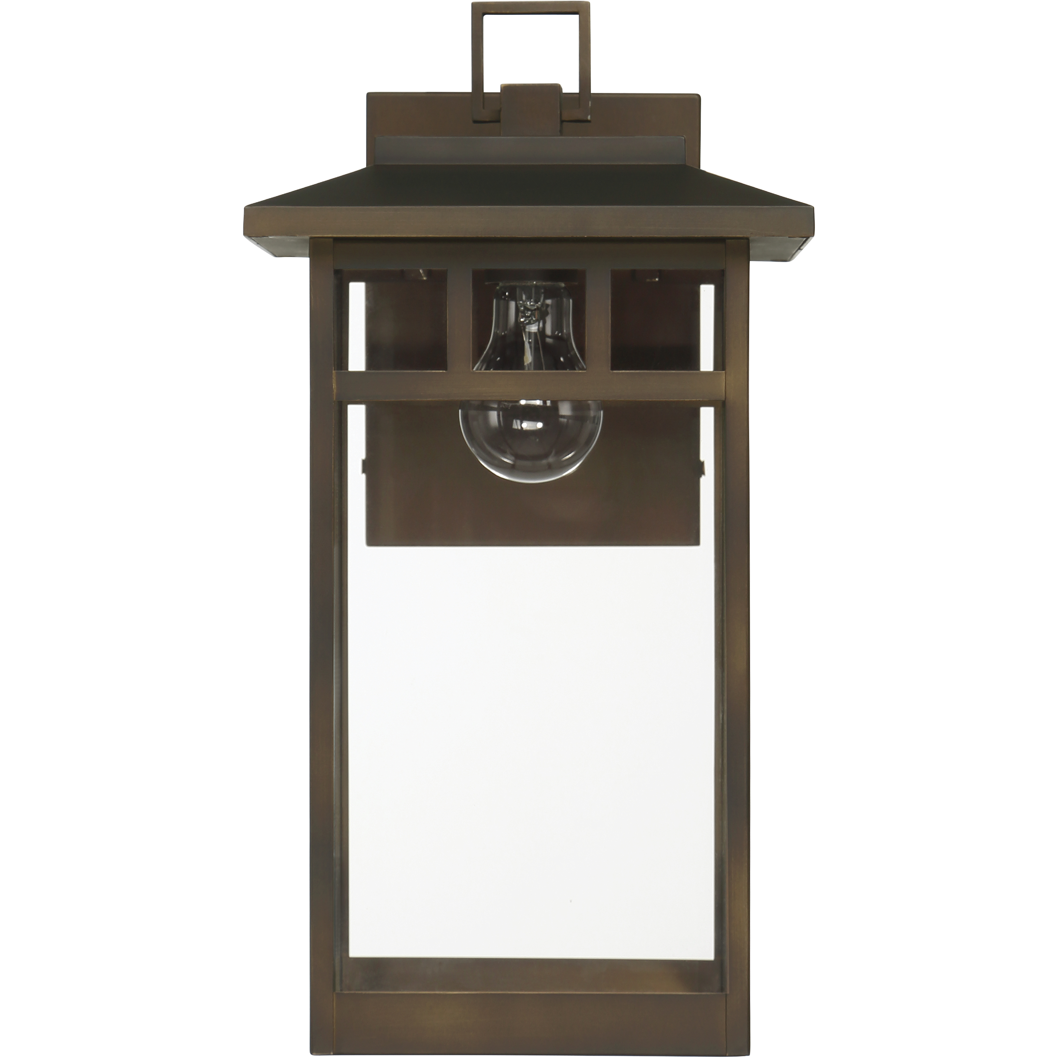 Yancy House 1 Light 17 inch Matte Bronze Outdoor Wall Light, Large