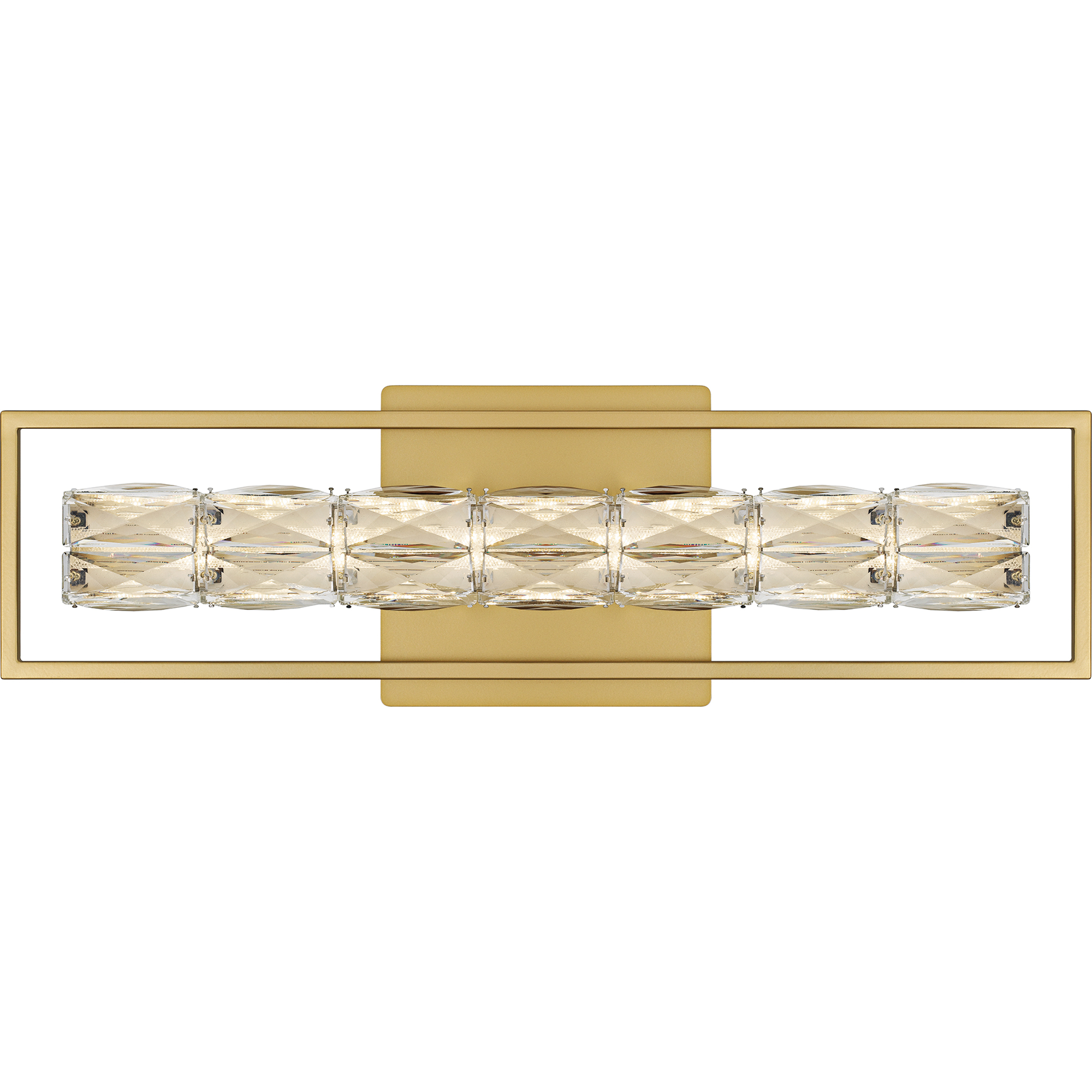 Dazzle LED 24 inch Soft Gold Bath Light Wall Light, Medium