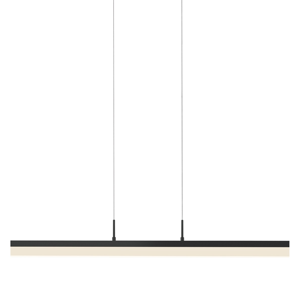 Stiletto LED 32.5 inch Satin Black Pendant Ceiling Light in Standard Suspension