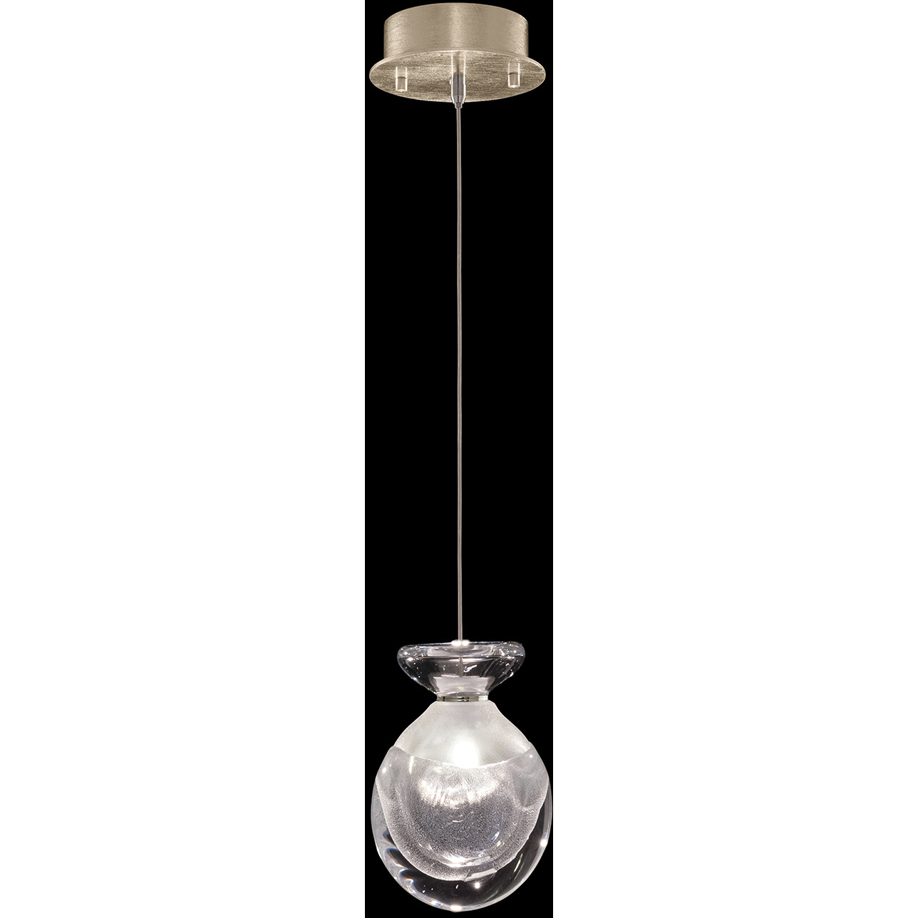 Essence 1 Light 6.5 inch Gold Drop Light Ceiling Light