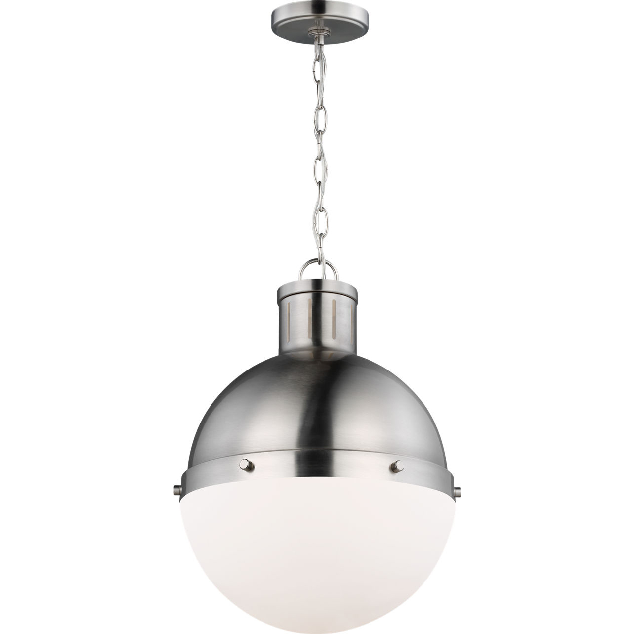 TOB by Thomas O'Brien Hanks 1 Light 13.25 inch Brushed Nickel Pendant Ceiling Light