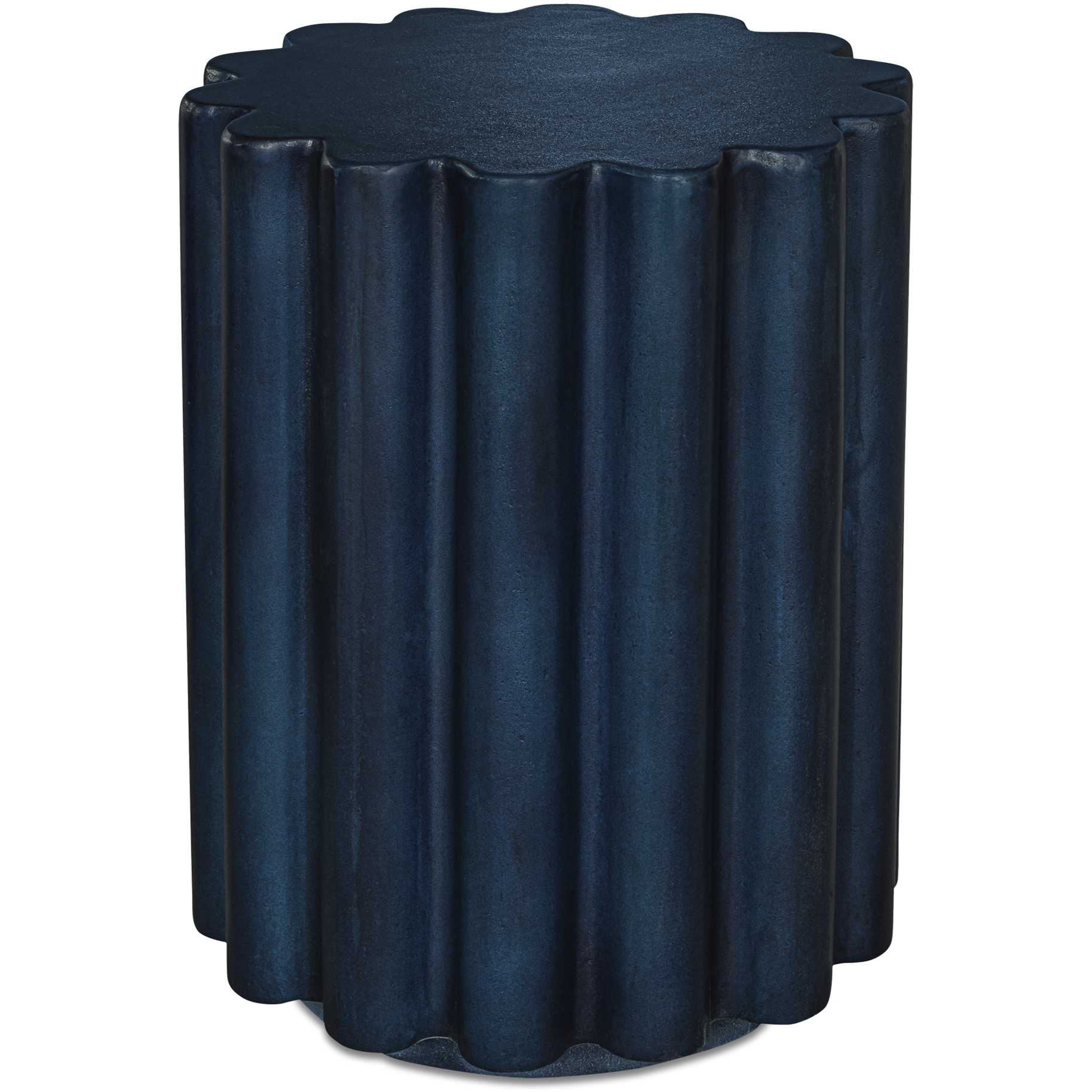 Taffy 18.5 X 15 inch Blue Accent Table, Outdoor