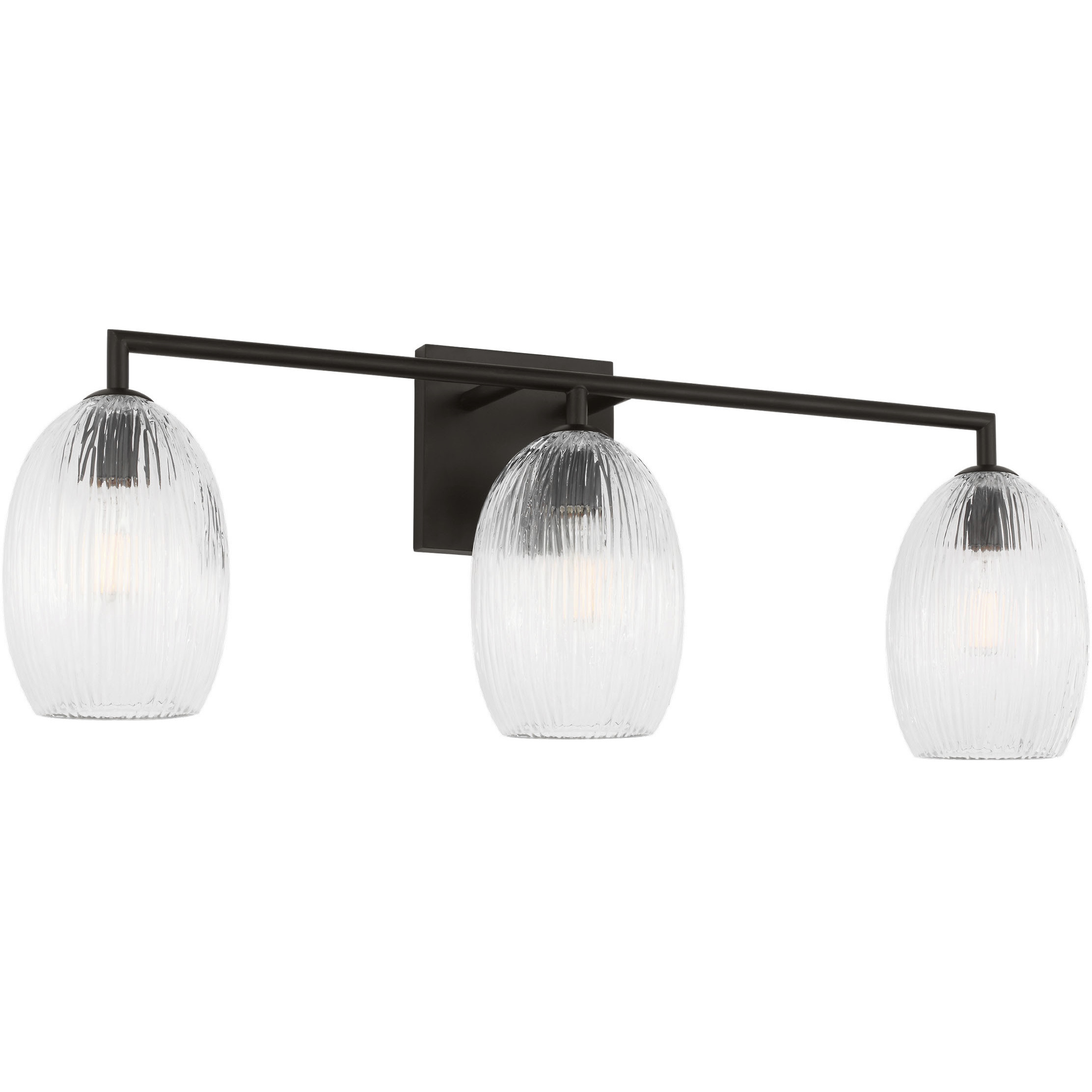 HABLE Serafina 3 Light 27 inch Aged Iron Bath Vanity Wall Light