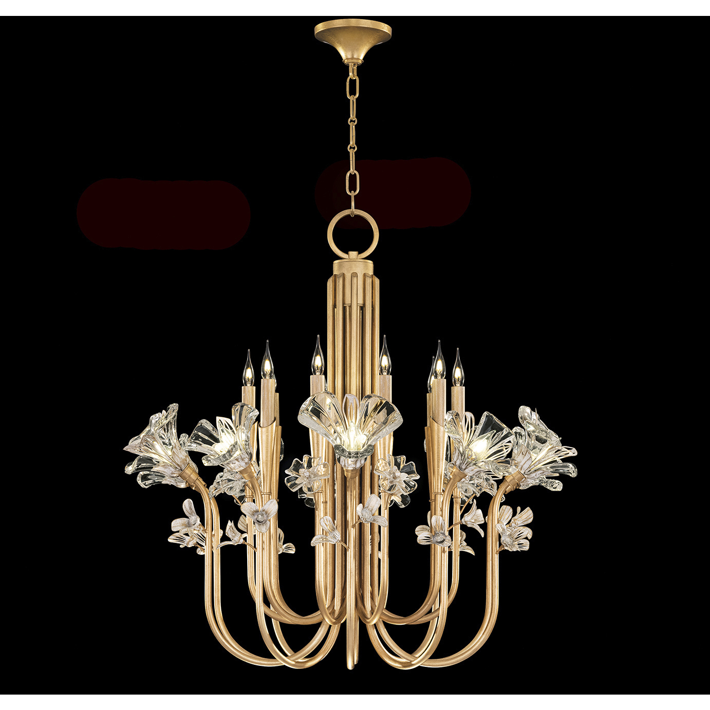 Azu LED 35.5 inch Gold Chandelier Ceiling Light