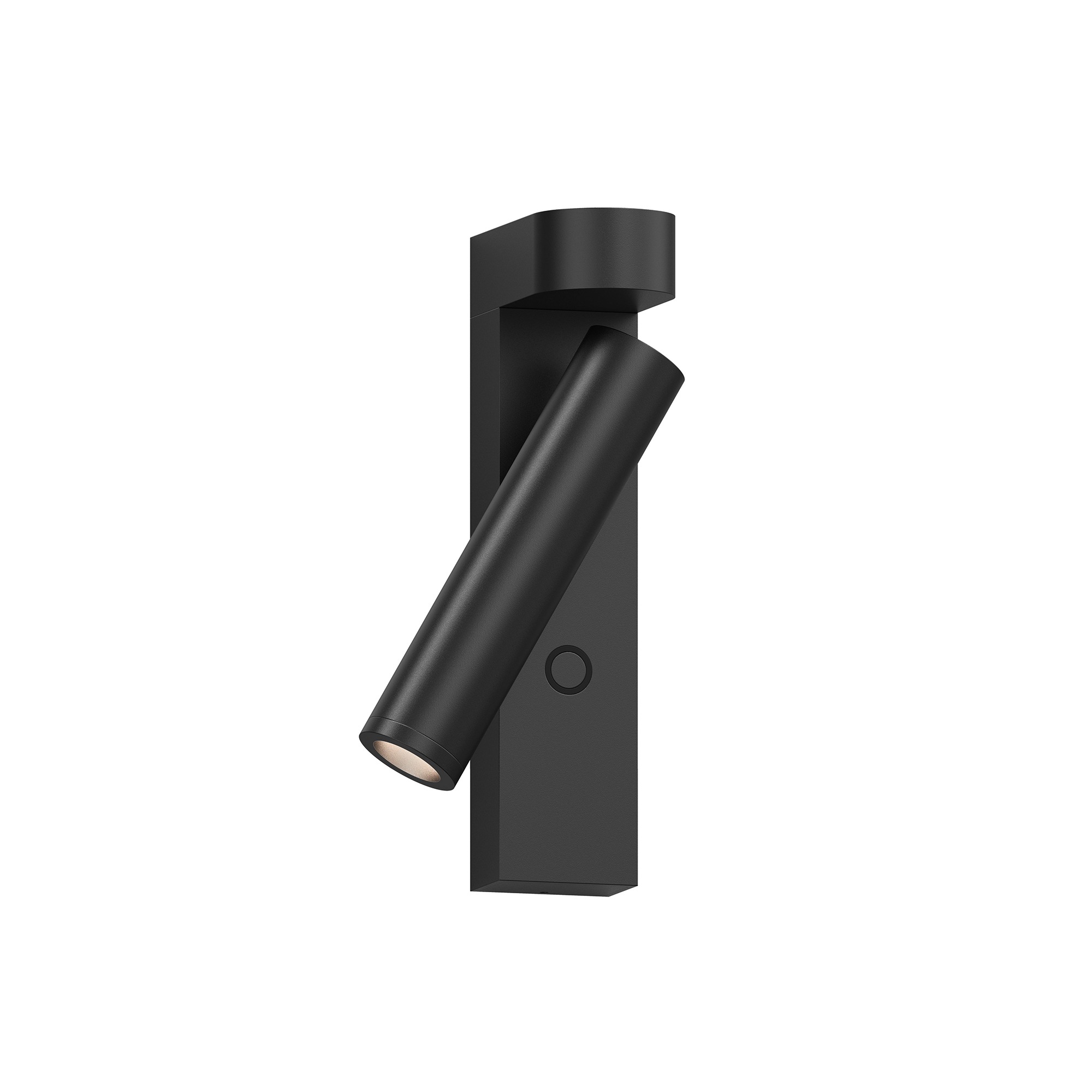 Haim LED Textured Black ADA Wall Sconce Wall Light