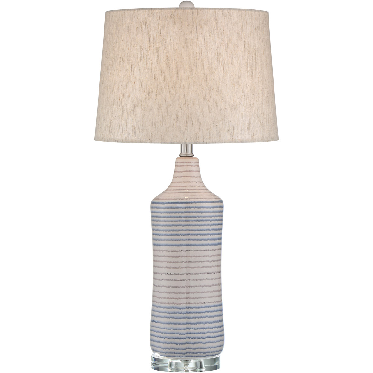 Fedella 30 inch 150.00 watt Striped Table Lamp Portable Light