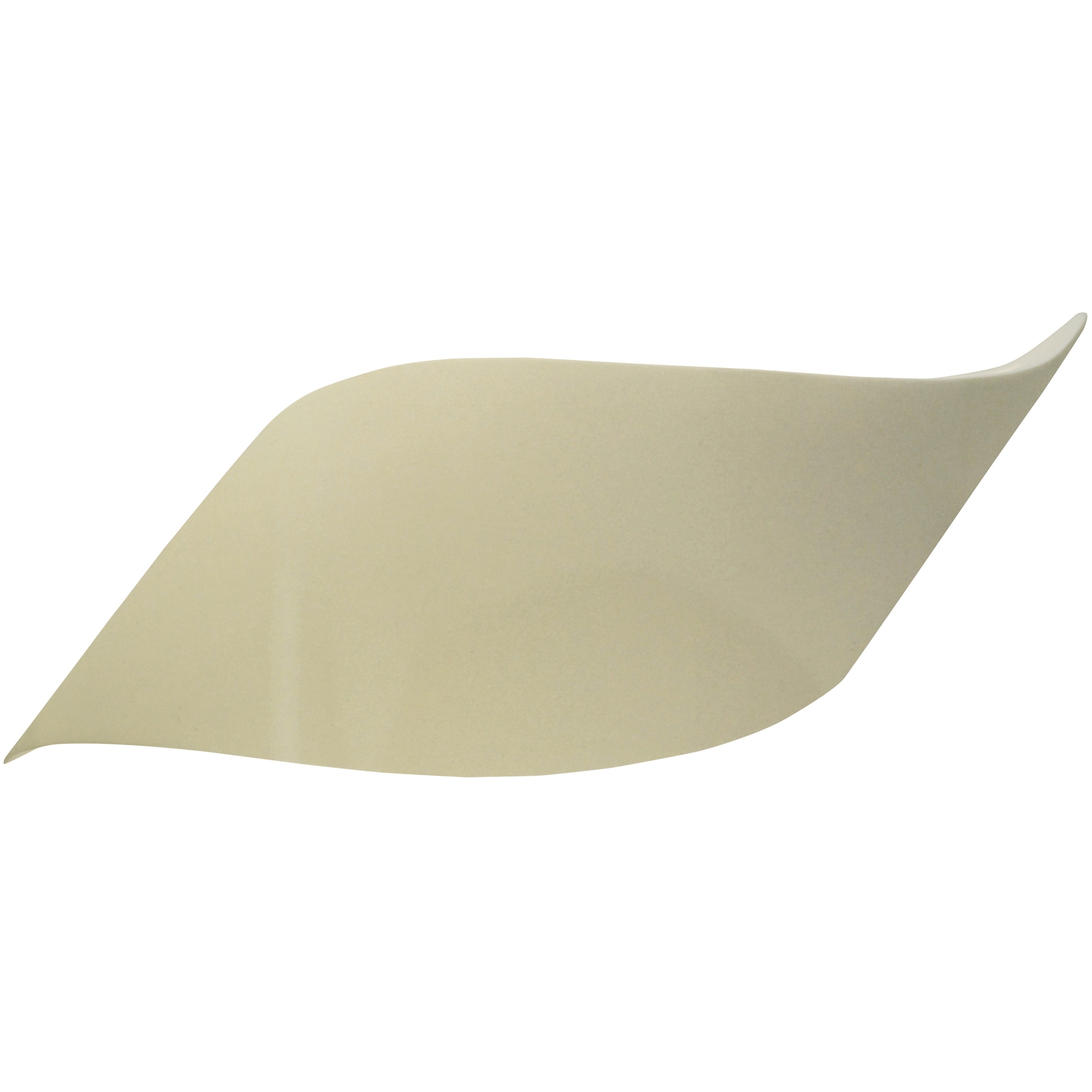 Ambiance Collection - Wave Wall Sconce Wall Light in Vanilla Gloss, Form+Finish+Function