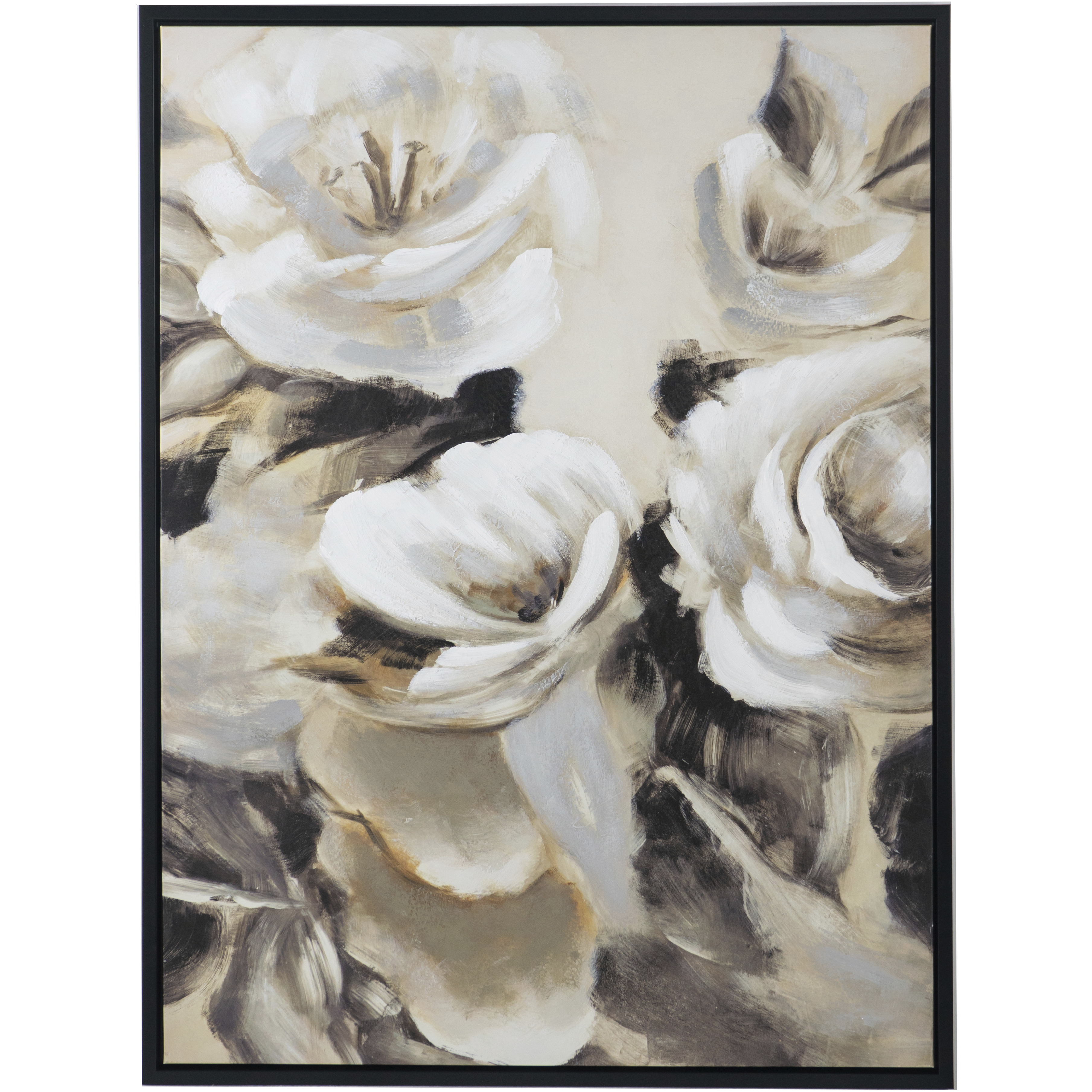 Jardin Cream/Grey/Black Wall Art