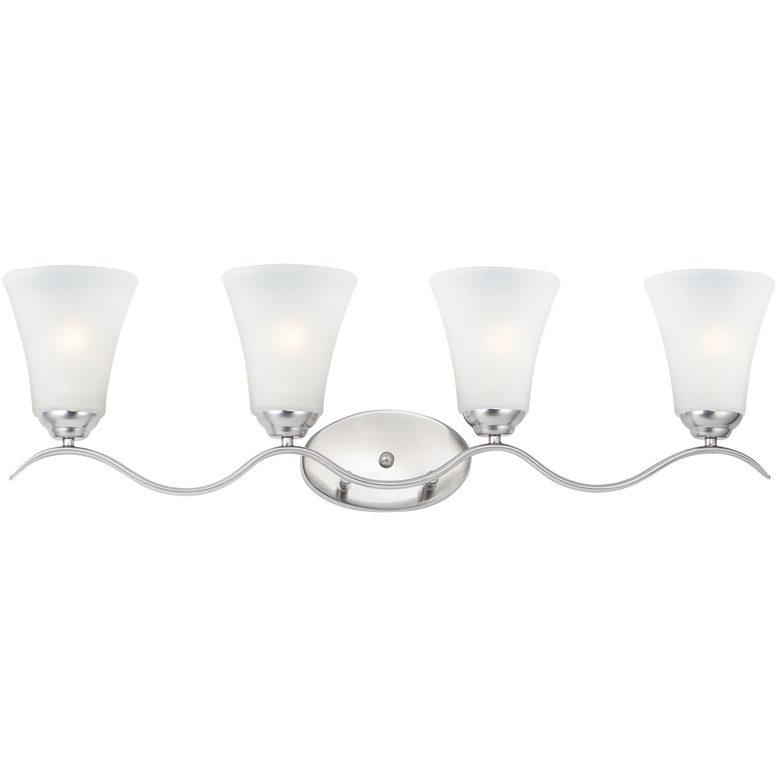 Vital 4 Light 31.5 inch Satin Nickel Bath Vanity Wall Light