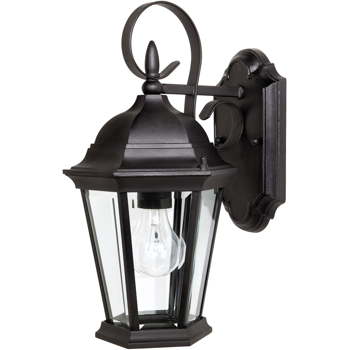 Capital Lighting 9726BK Carriage House Outdoor Wall Light Black