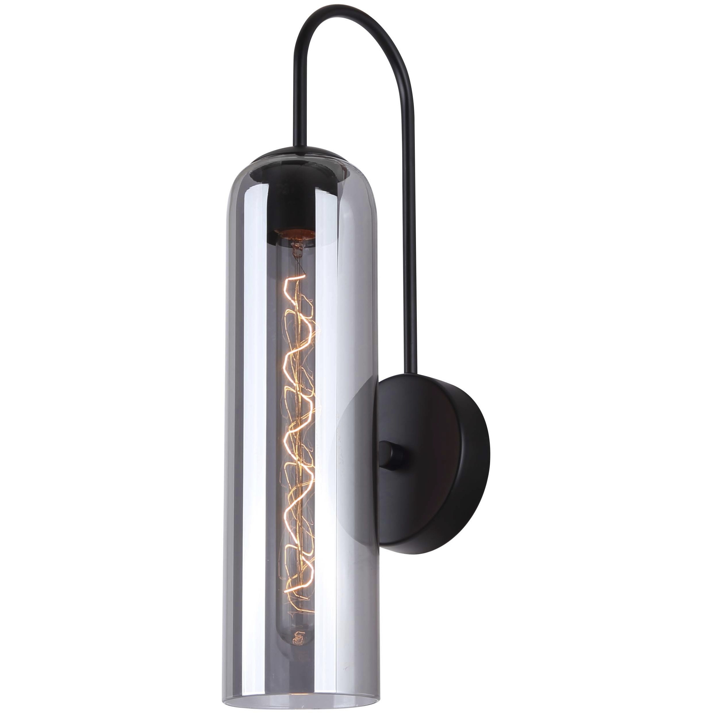 Eloise 1 Light 4.75 inch Black Wall Light