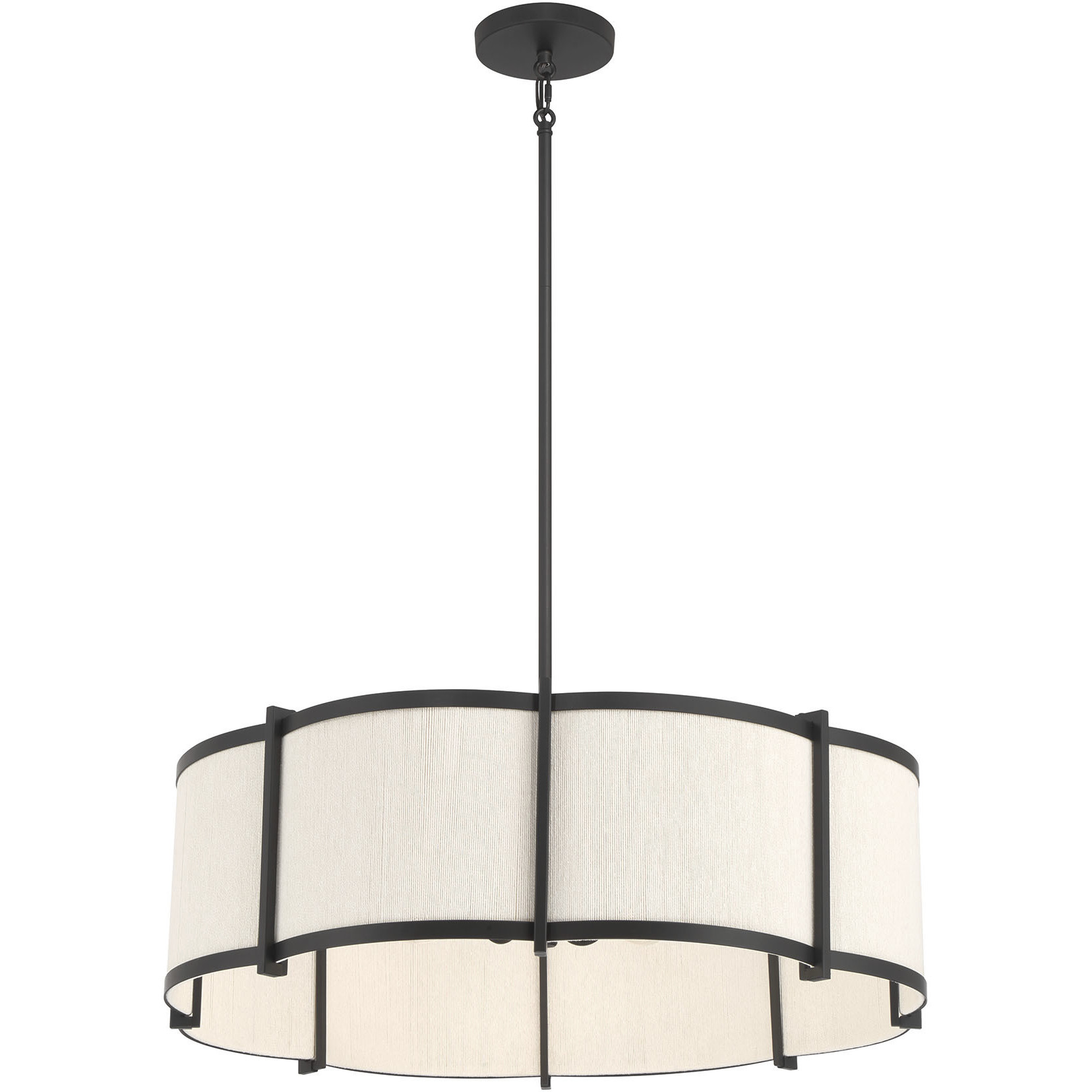 Marlbeck 4 Light 26 inch Matte Black Indoor Pendant Ceiling Light