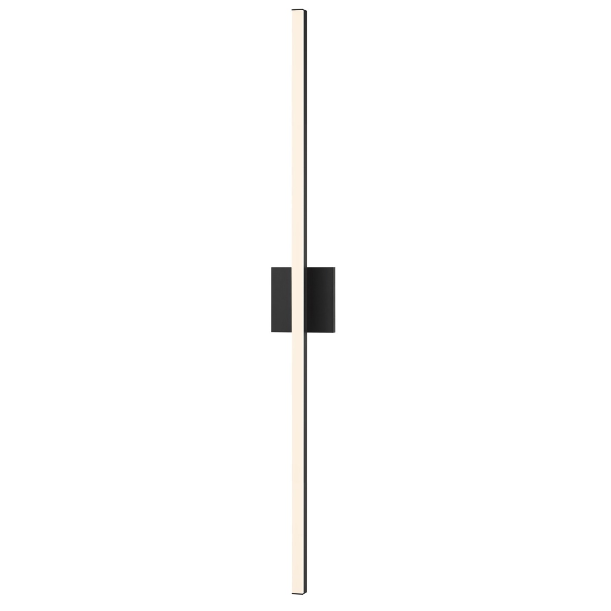 Stix LED 0.75 inch Satin Black Vanity Light Wall Light