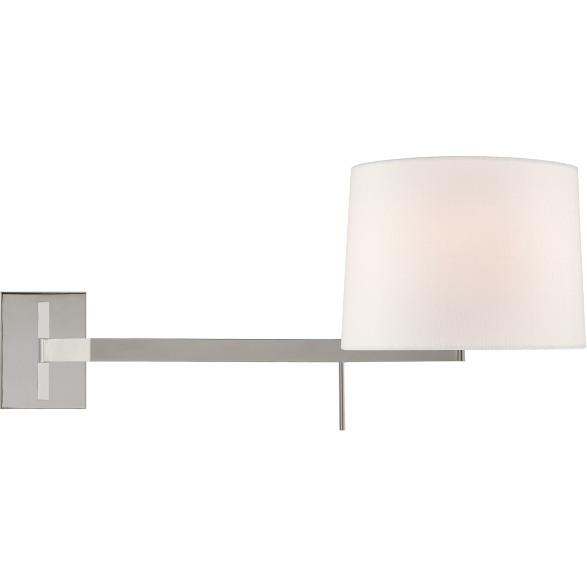 Barbara Barry Sweep 1 Light 11.75 inch Polished Nickel Articulating Sconce Wall Light, Medium