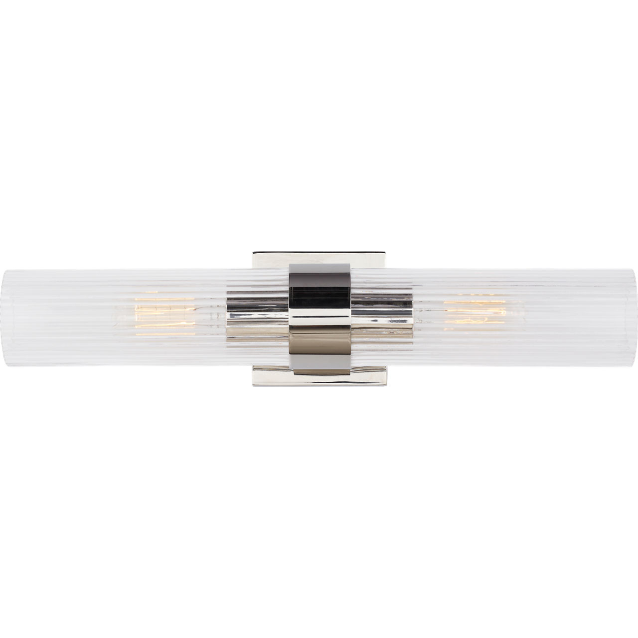 C&M by Chapman & Myers Geneva 2 Light 4.5 inch Polished Nickel Sconce Wall Light