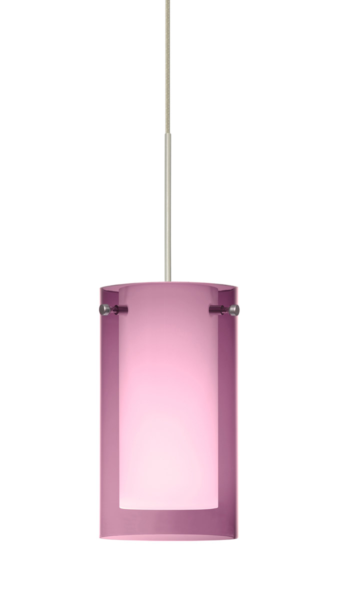 Pahu LED Satin Nickel Pendant Ceiling Light