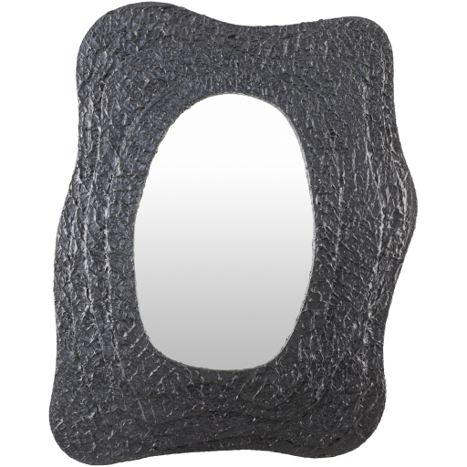 Nero 42 X 30 inch Textured Wall Mirror