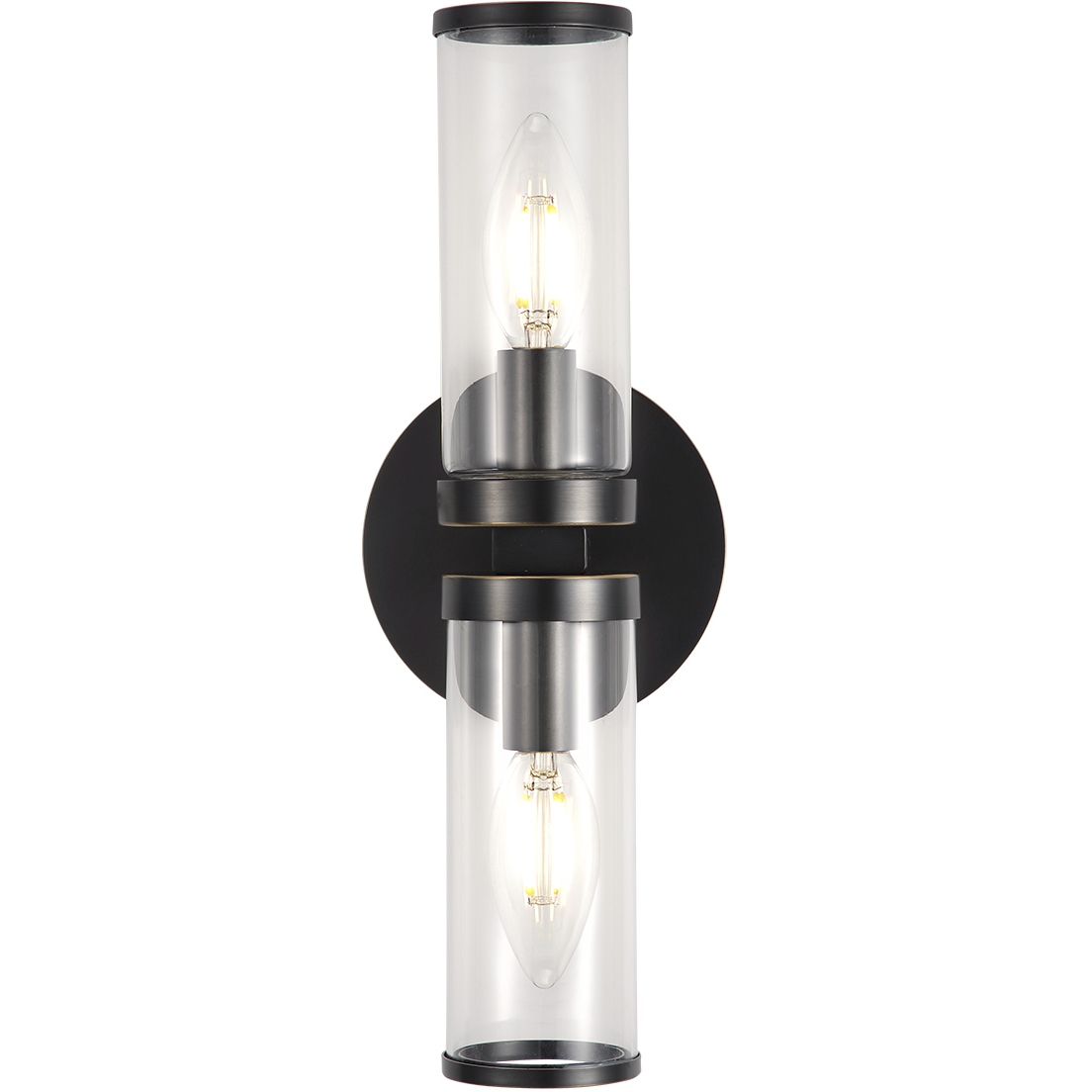 Revolve 2 Light 10.62 inch Urban Bronze Wall/Vanity Light Wall Light