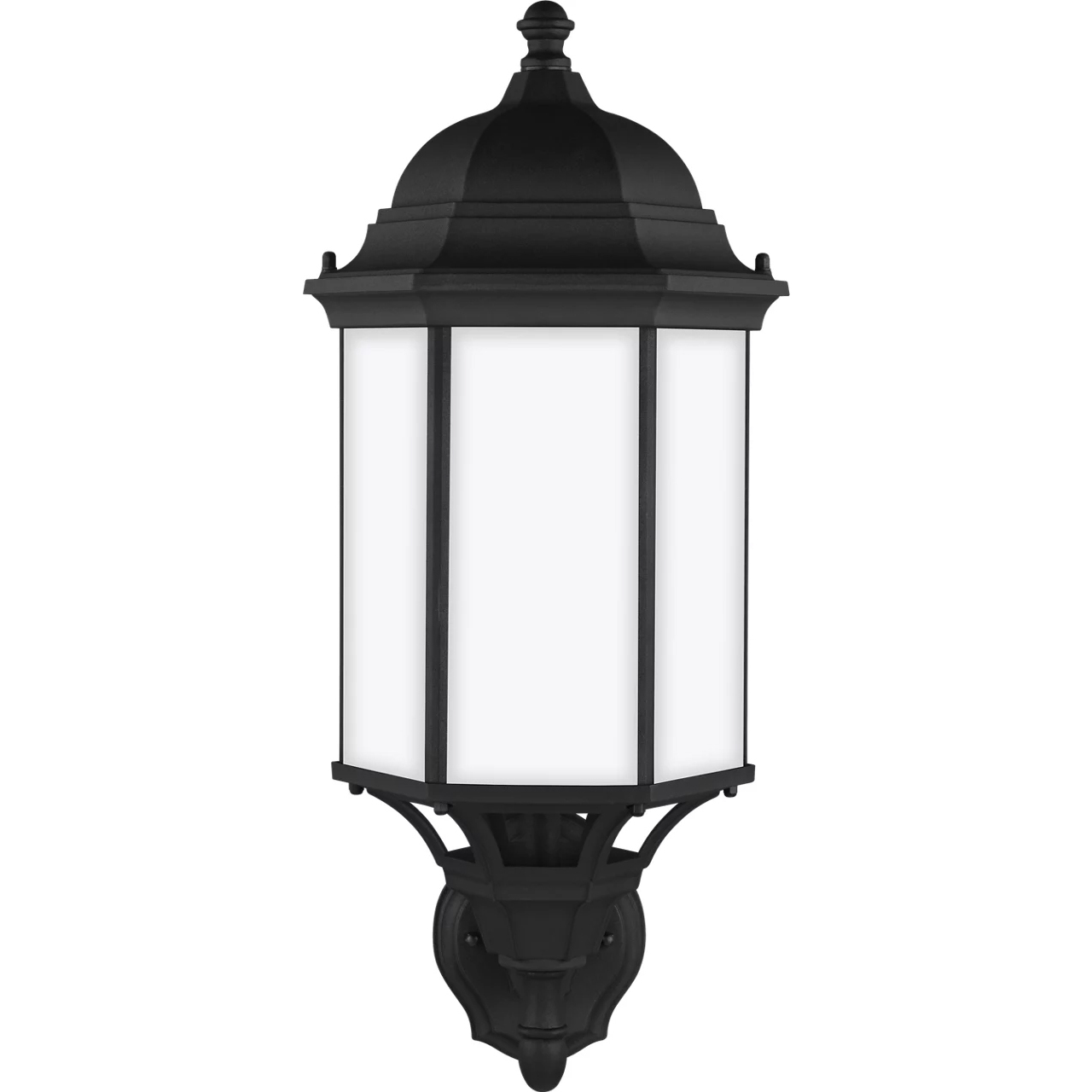 Sevier 1 Light 21.75 inch Black Outdoor Wall Lantern, Large