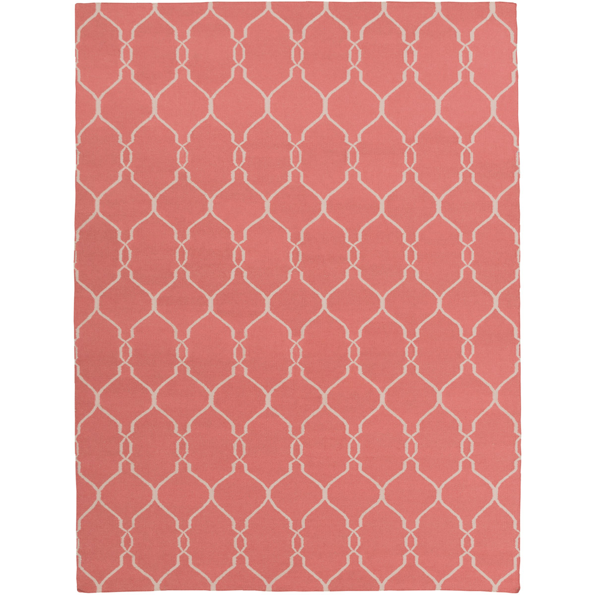 Fallon 66 X 42 inch Rose, Ivory Rug