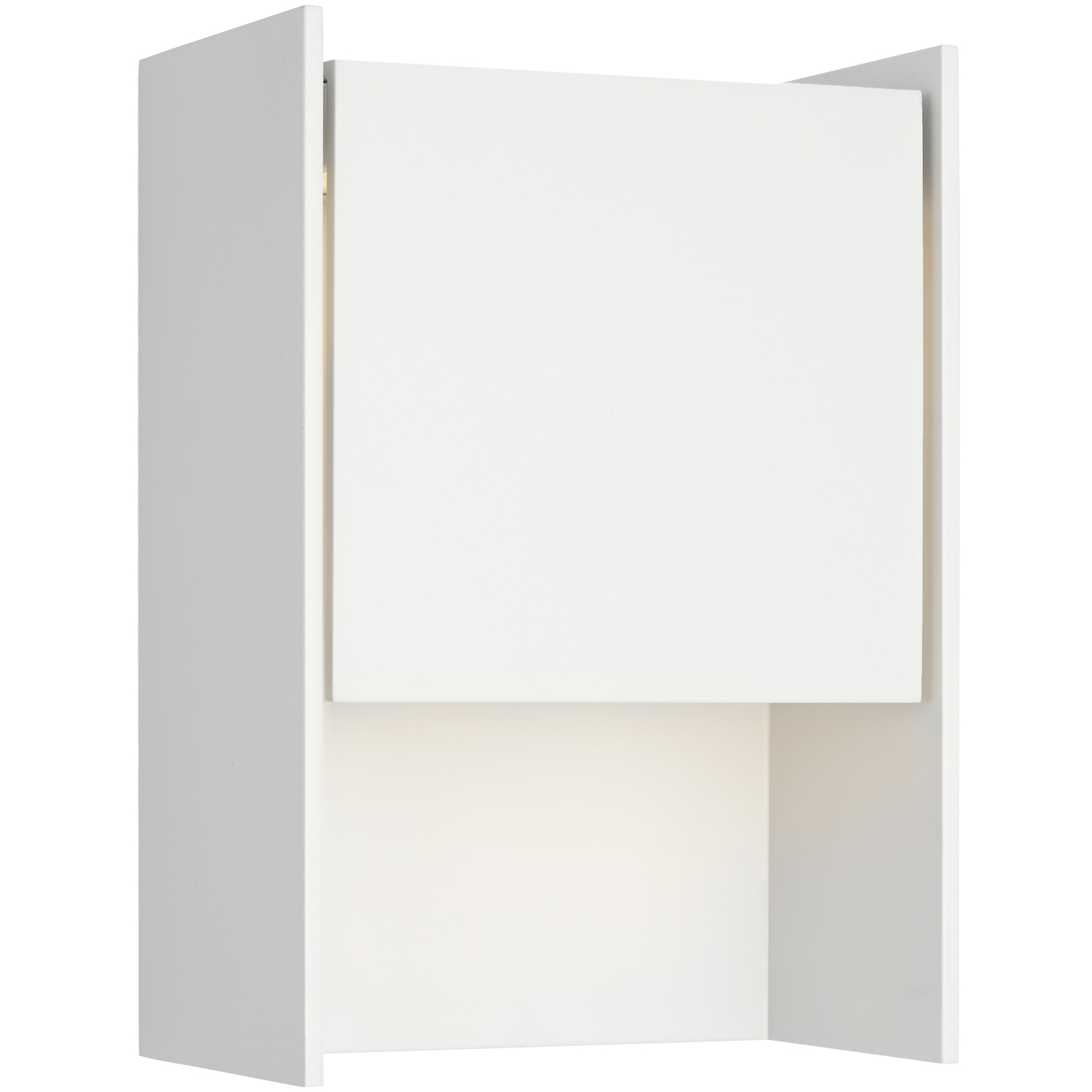 Barbara Barry Align LED 11 inch Plaster White Outdoor Shielded Wall Light